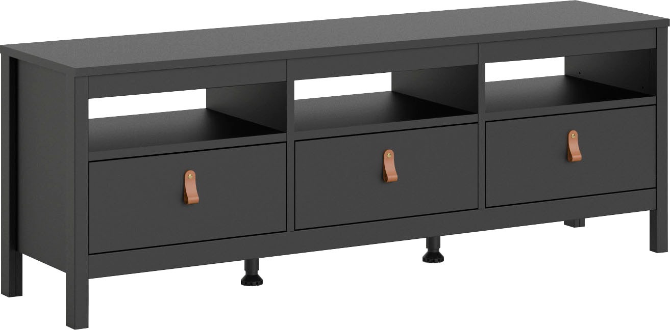 Home affaire TV-Bank »Madrid, TV-Möbel, Fernsehtisch, TV-Unit, Media-Möbel, Sideboard,«, mit 3 Schubladen und 3 offenen Fächern, Breite 151 cm, Höhe 54 cm