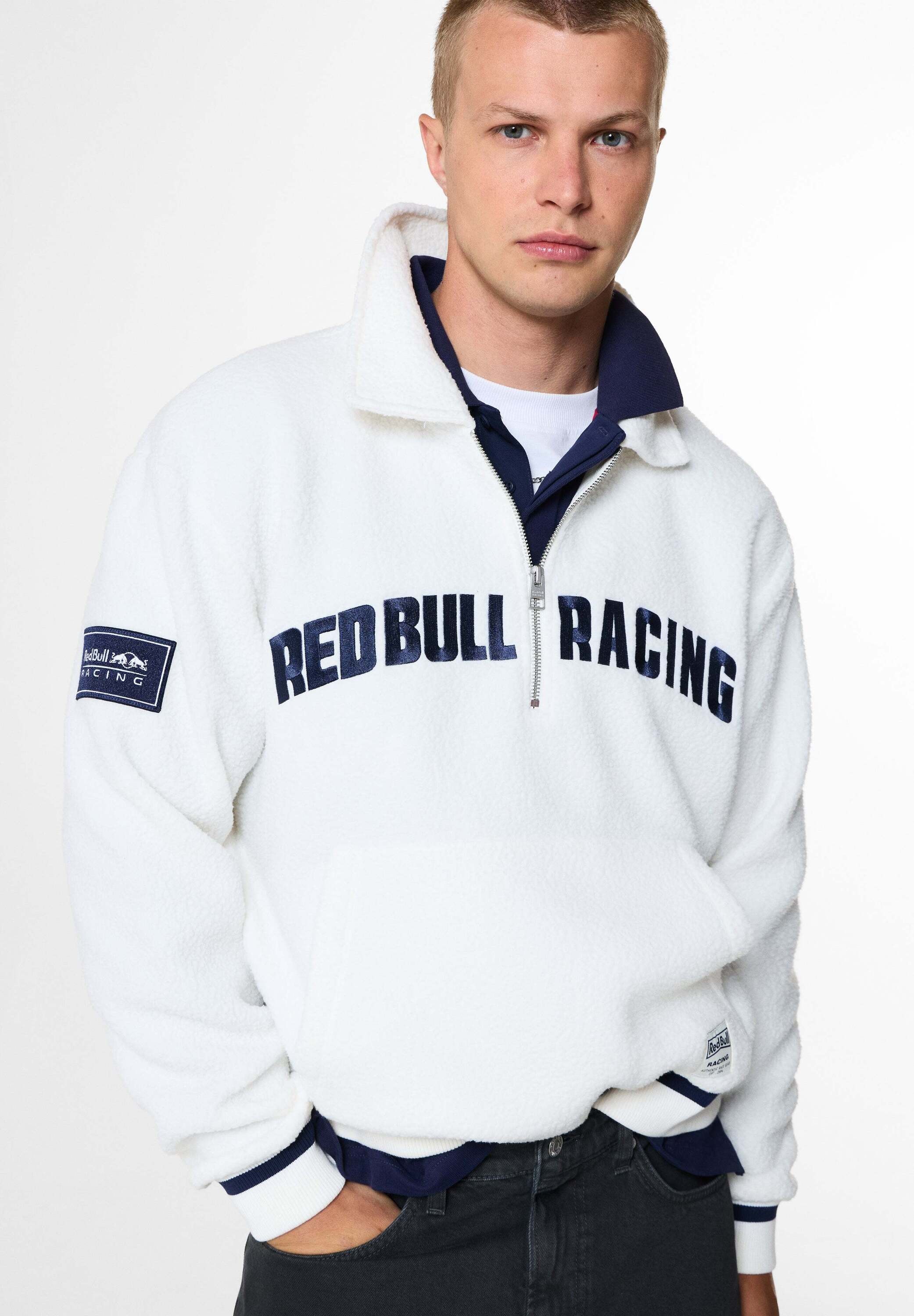 Red Bull Racing x Pepe Winterjacke "Winterjacke HALF ZIP FLEECE"