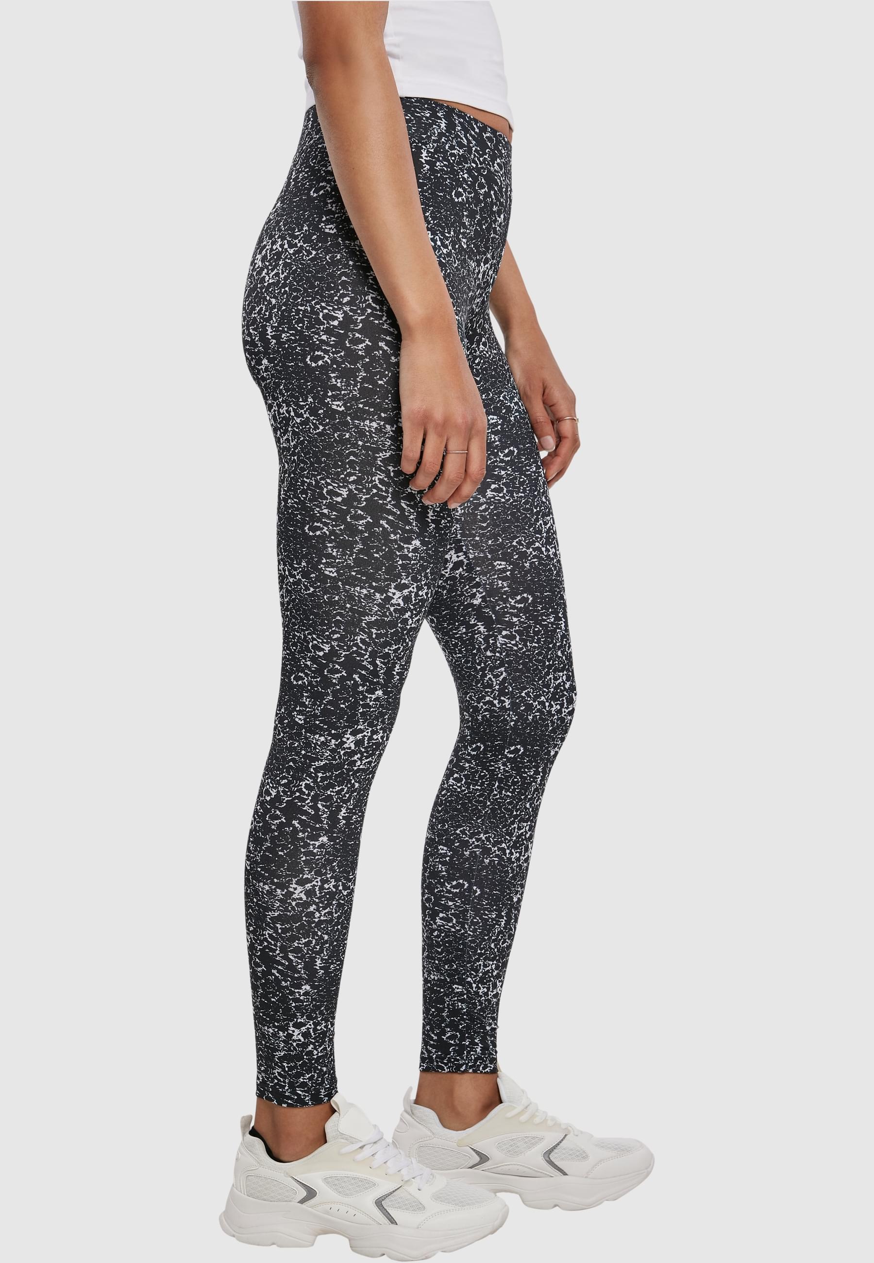 URBAN CLASSICS Leggings »Urban Classics Damen Ladies AOP Leggings«, (1 tlg.)