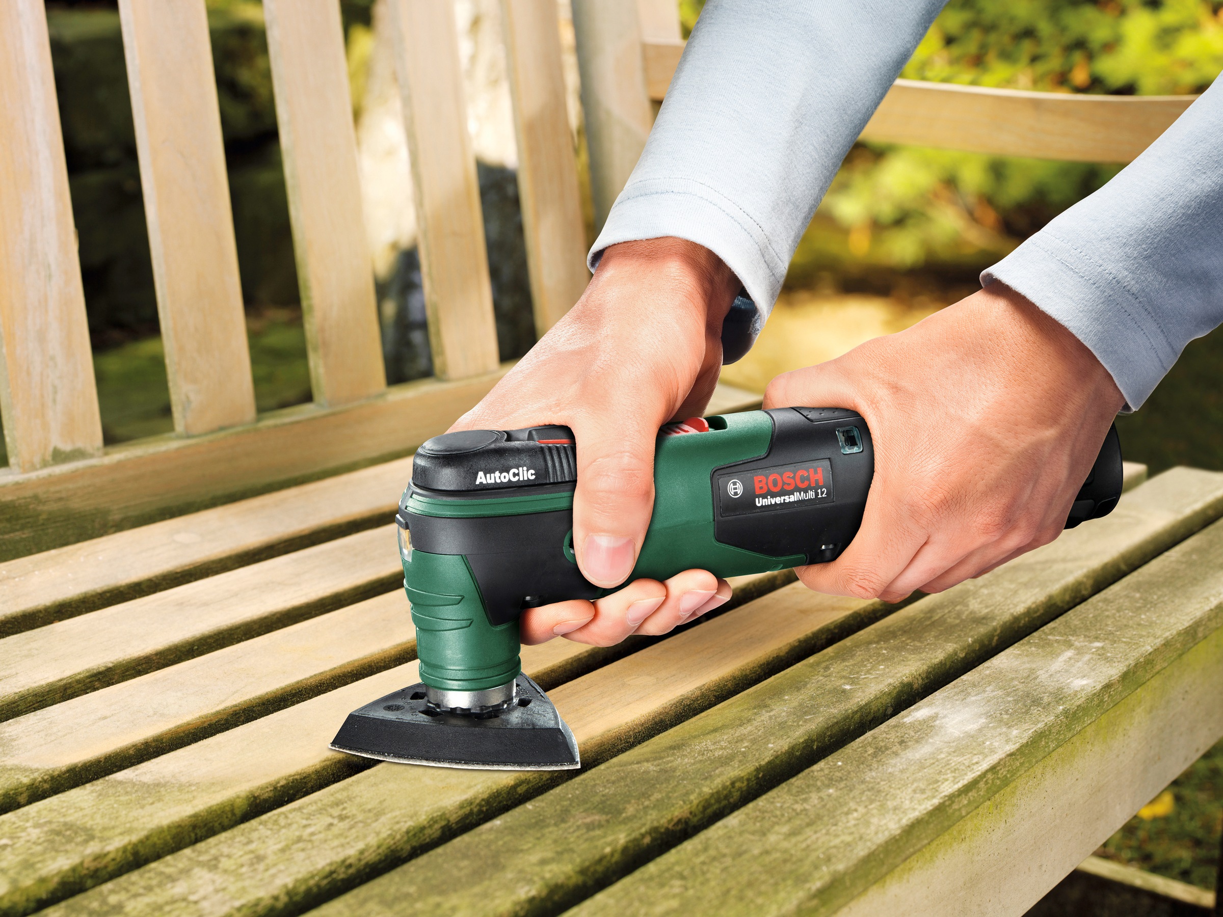 Bosch Home & Garden Akku-Multifunktionswerkzeug »UniversalMulti 12«, (Set), 12 V, mit Akku und Ladegerät