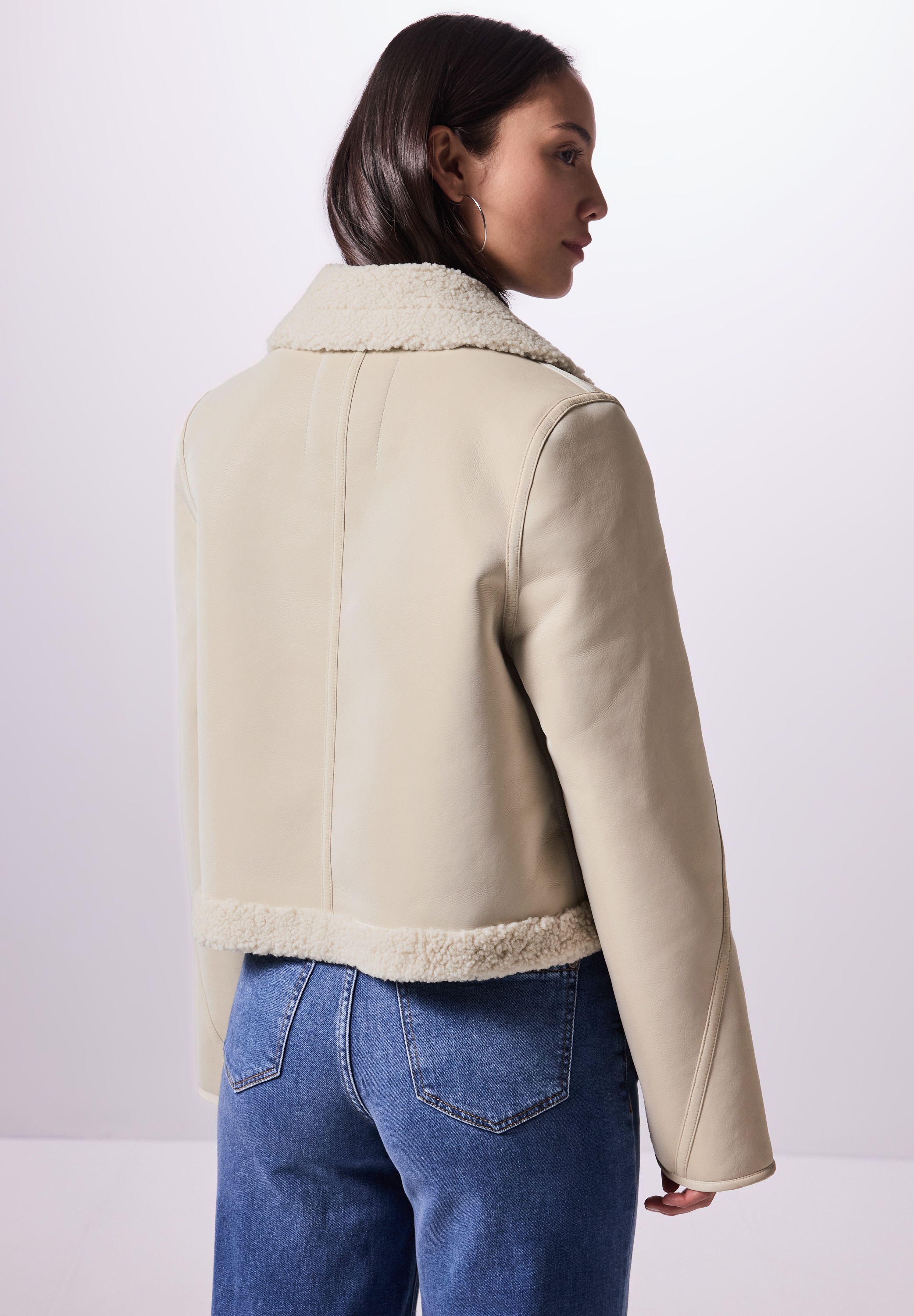 STREET ONE STUDIO Kurzjacke, ohne Kapuze, soft und weich