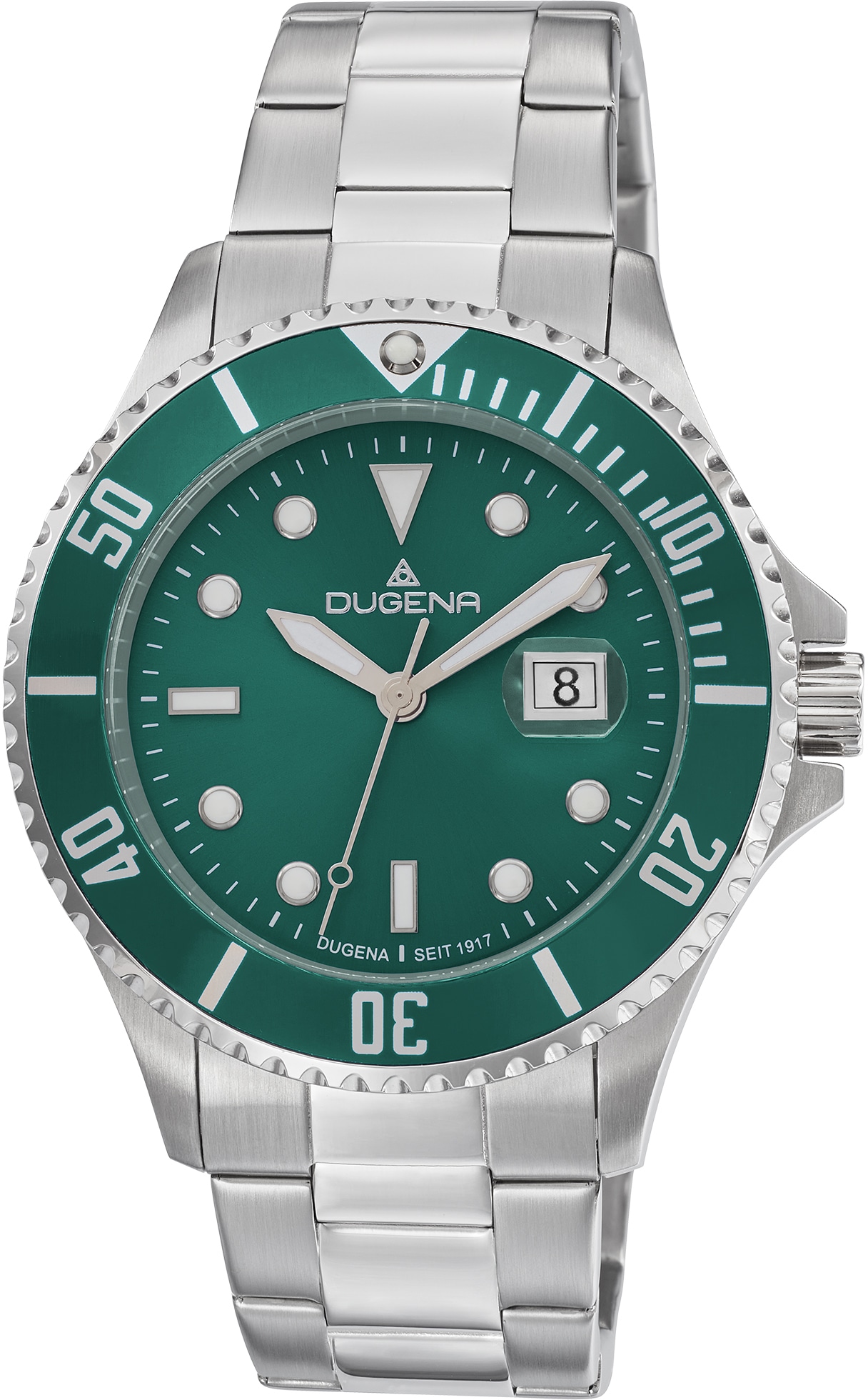 Dugena Quarzuhr »Diver XL - Sport Line, 4461004«, Armbanduhr, Herrenuhr, Datum, Leuchtzeiger