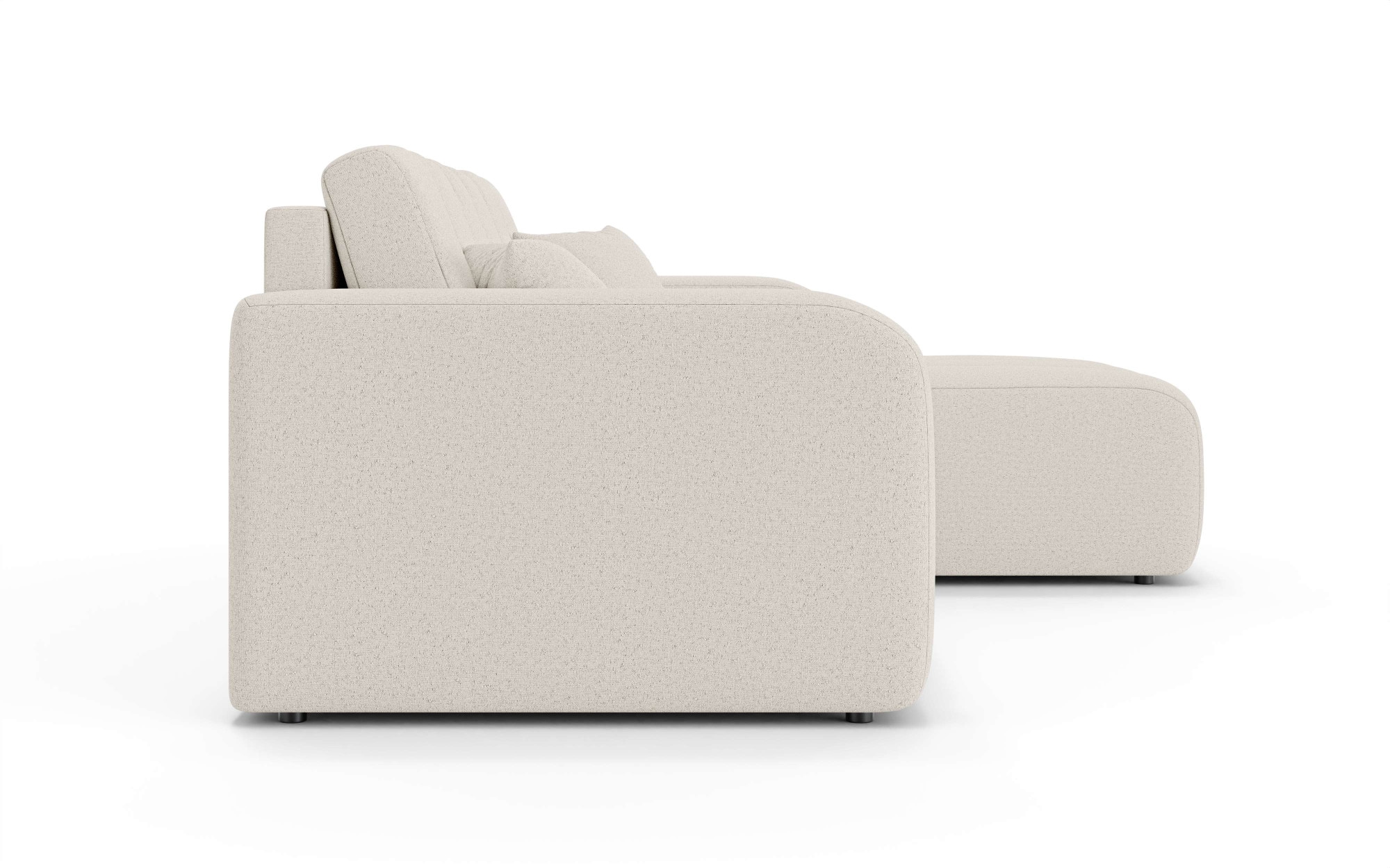INOSIGN Ecksofa »CASSY L-Form, Schlafsofa mit Bettkasten, Maße B/T/H: 245/165/88 cm«, mit 2 Rückenkissen, Recamiere rechts oder links bestellbar