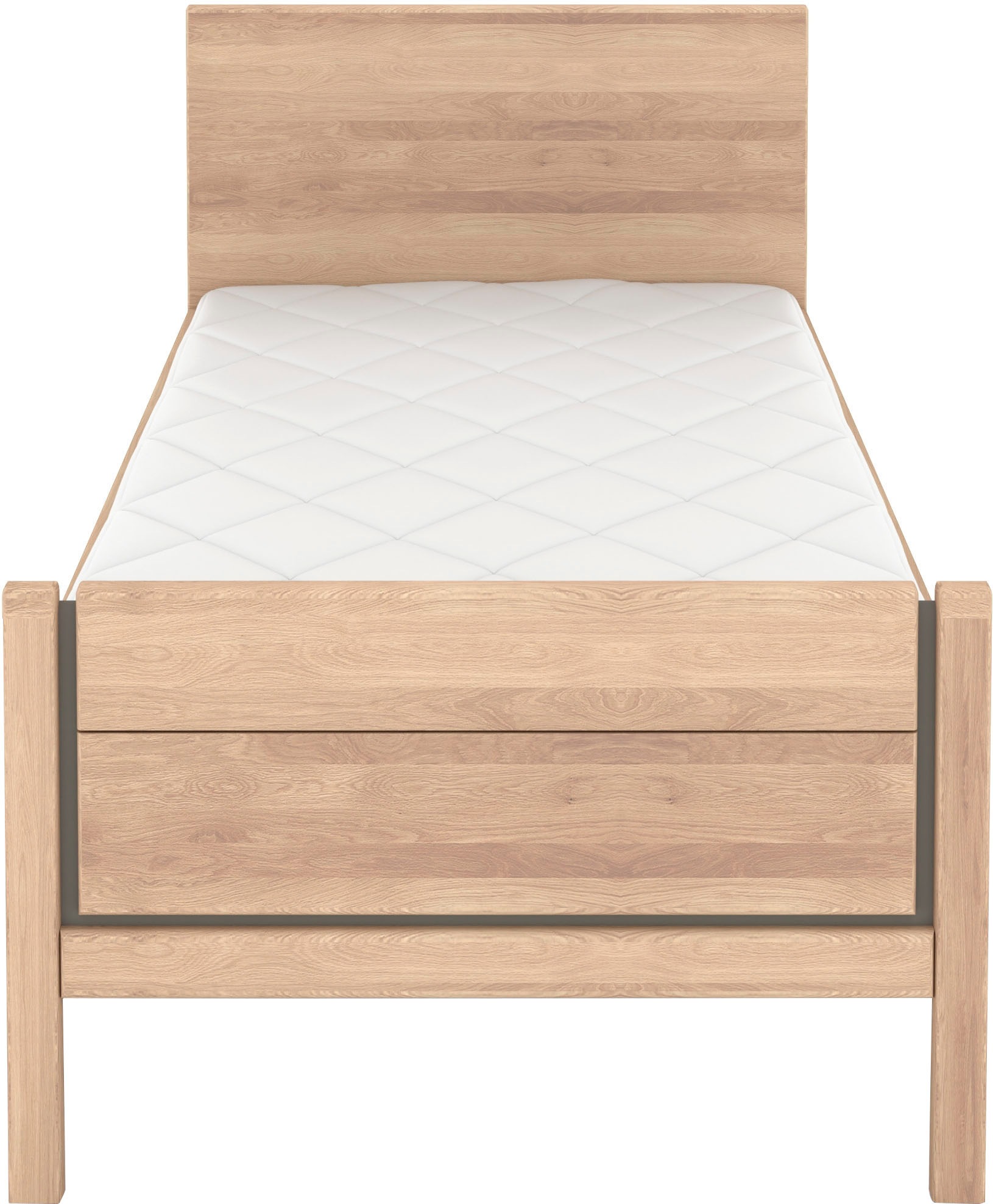 Thumbnail - Musterring Holzbett "Sorrent, Bettgestell, Bettrahmen, teilmassiv Eiche" MADE IN GERMANY, Eiche teilmassiv, Liegehöhenve...