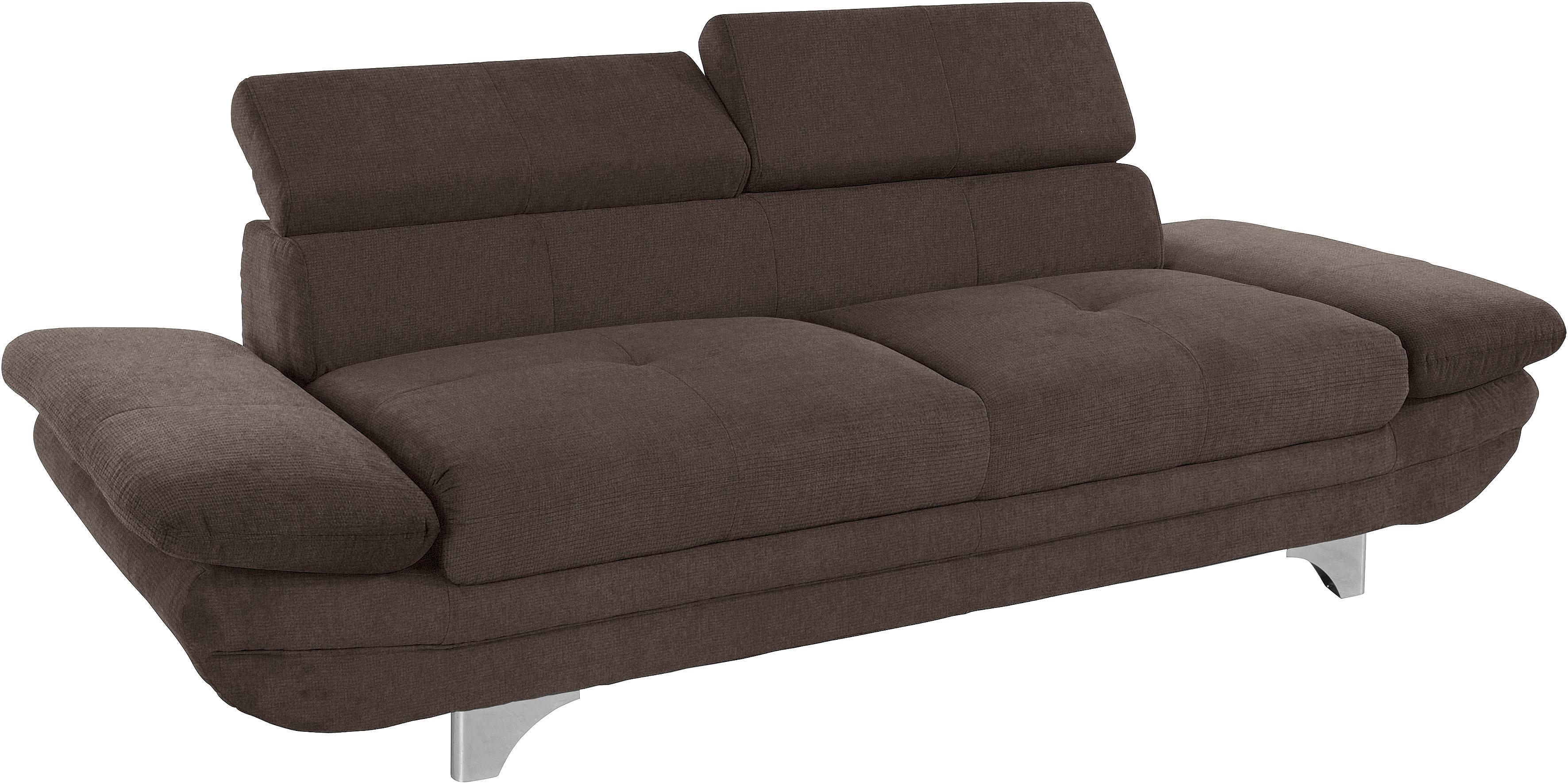 COTTA 3-Sitzer "Enterprise, B: 233cm, modernes Einzelsofa" Big-Sofa, mit Armteilverstellung & Kopfteilverstellung