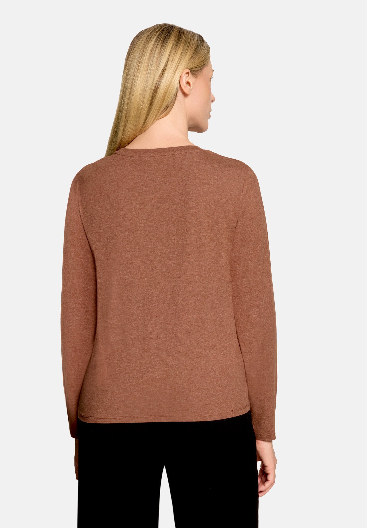 Betty&Co Kurzarmshirt »Damen mit Rundhalsausschnitt« 1