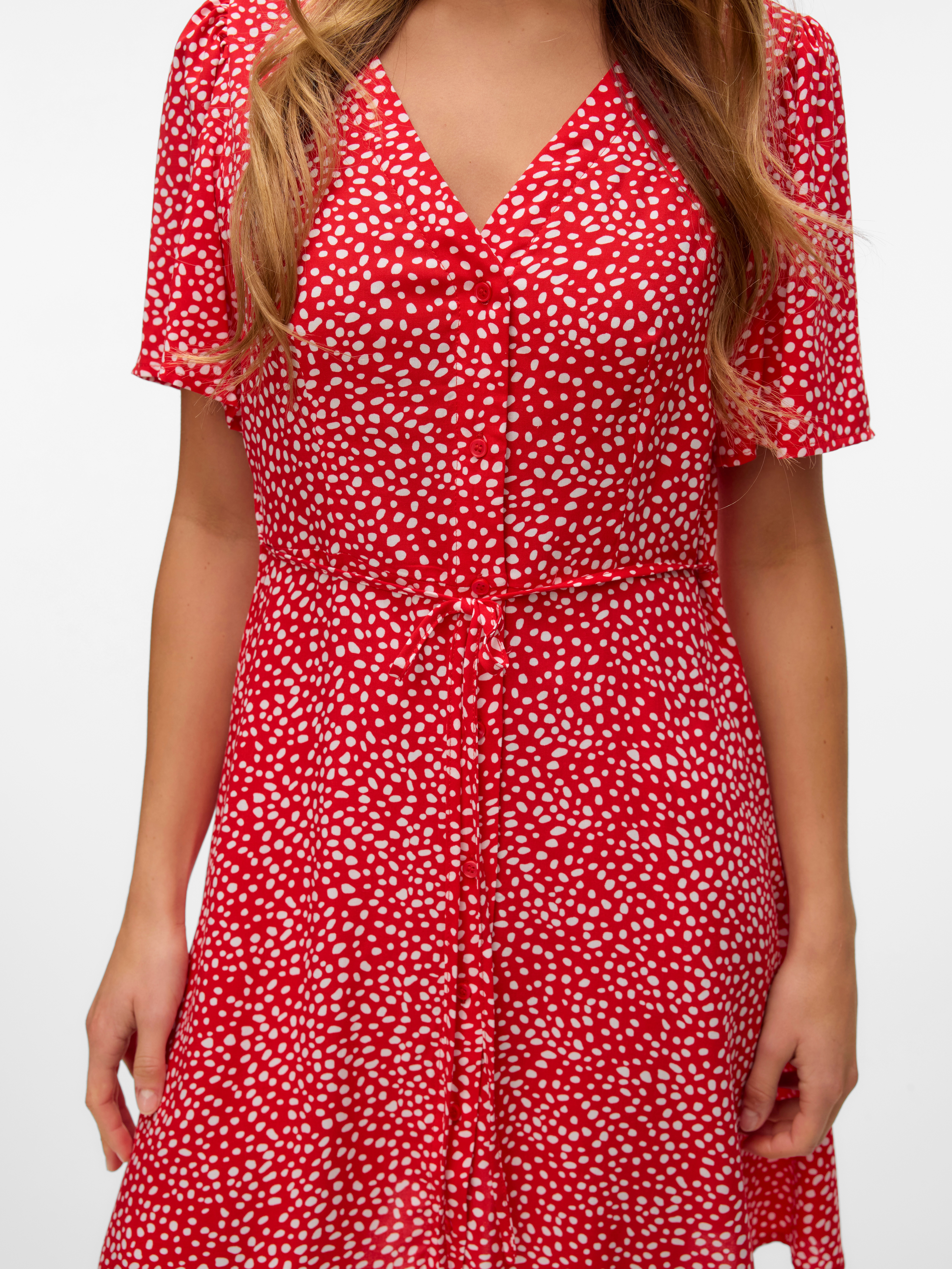 Thumbnail - Vero Moda Minikleid "VMALBA SS SHORT DRESS WVN NOOS" Sommerkleid