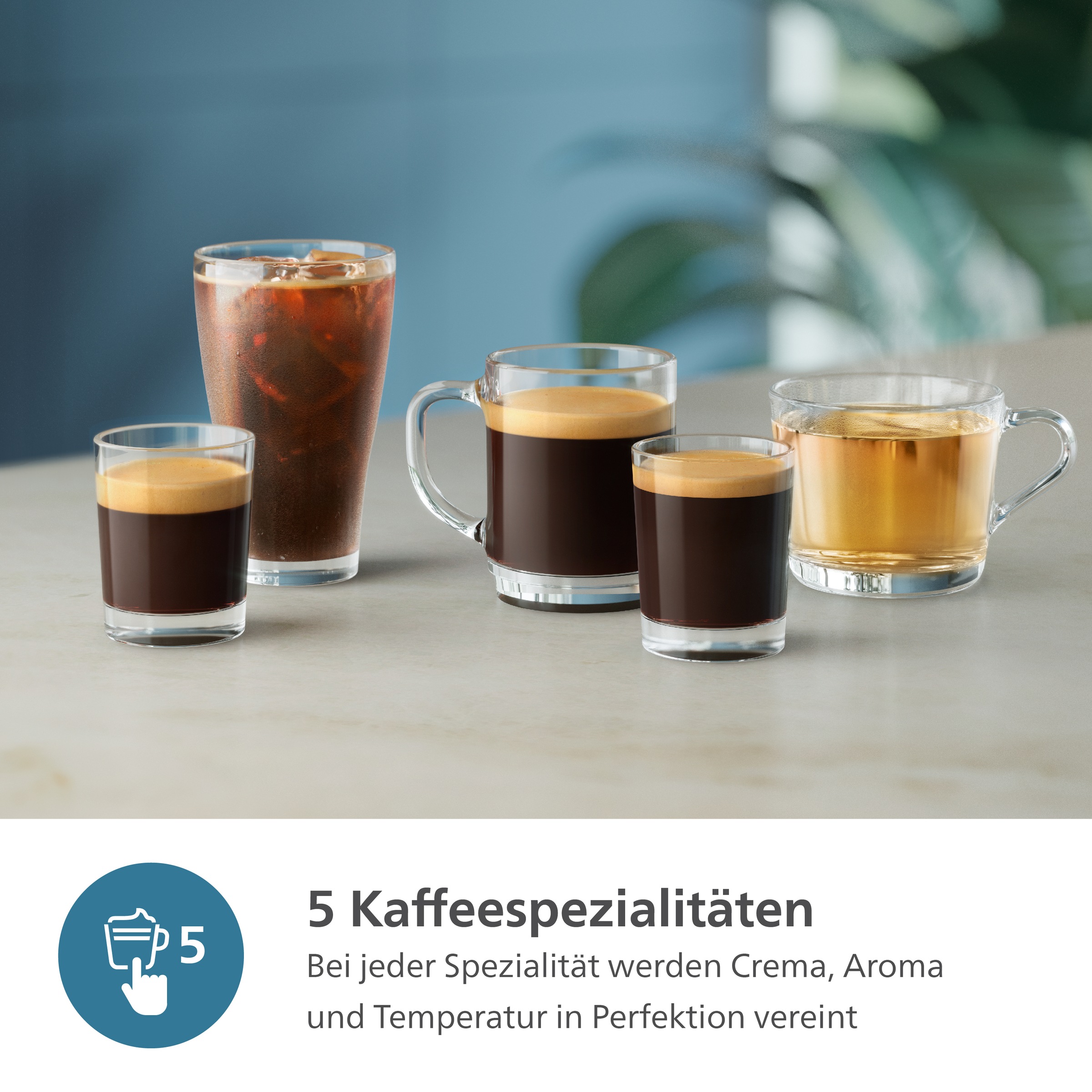 Philips Kaffeevollautomat »EP3323/40 3300 Series«, 5 Kaffeespezialitäten, mit klassischem Milchaufschäumer, Weiß/Schwarz