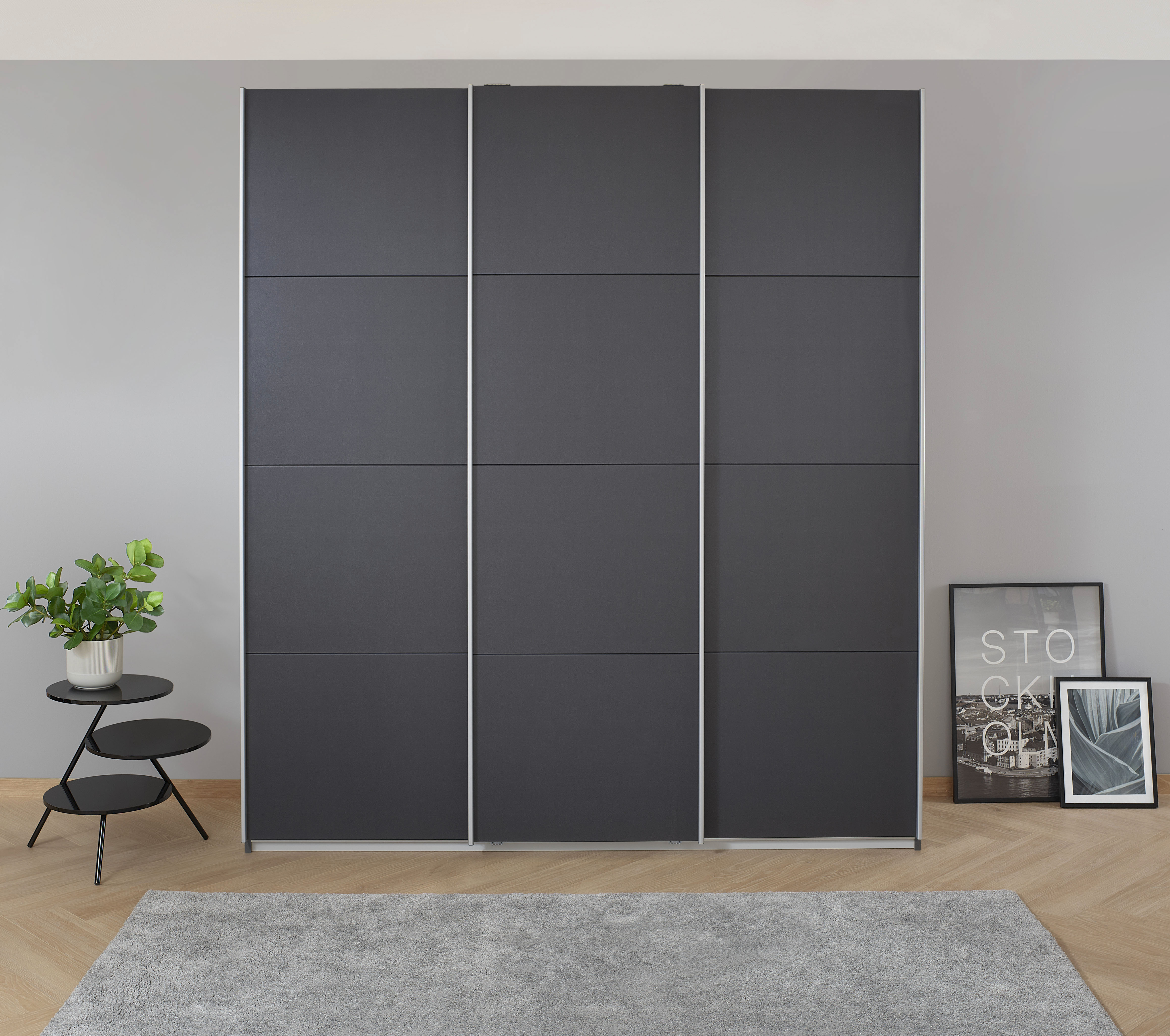 OTTO home Kleiderschrank "Mehrzweckschrank Aktenschrank Möbel Mietswohnung Schlafzimmer KOLUNA" 3 Ausstattungen BASIC/CLASSIC/PREMIUM (inkl. SOFT-CLOSE-FUNKTION), Breiten 203/271/315/360 cm Höhen 210/229 Dekor-Front MADE IN GERMANY