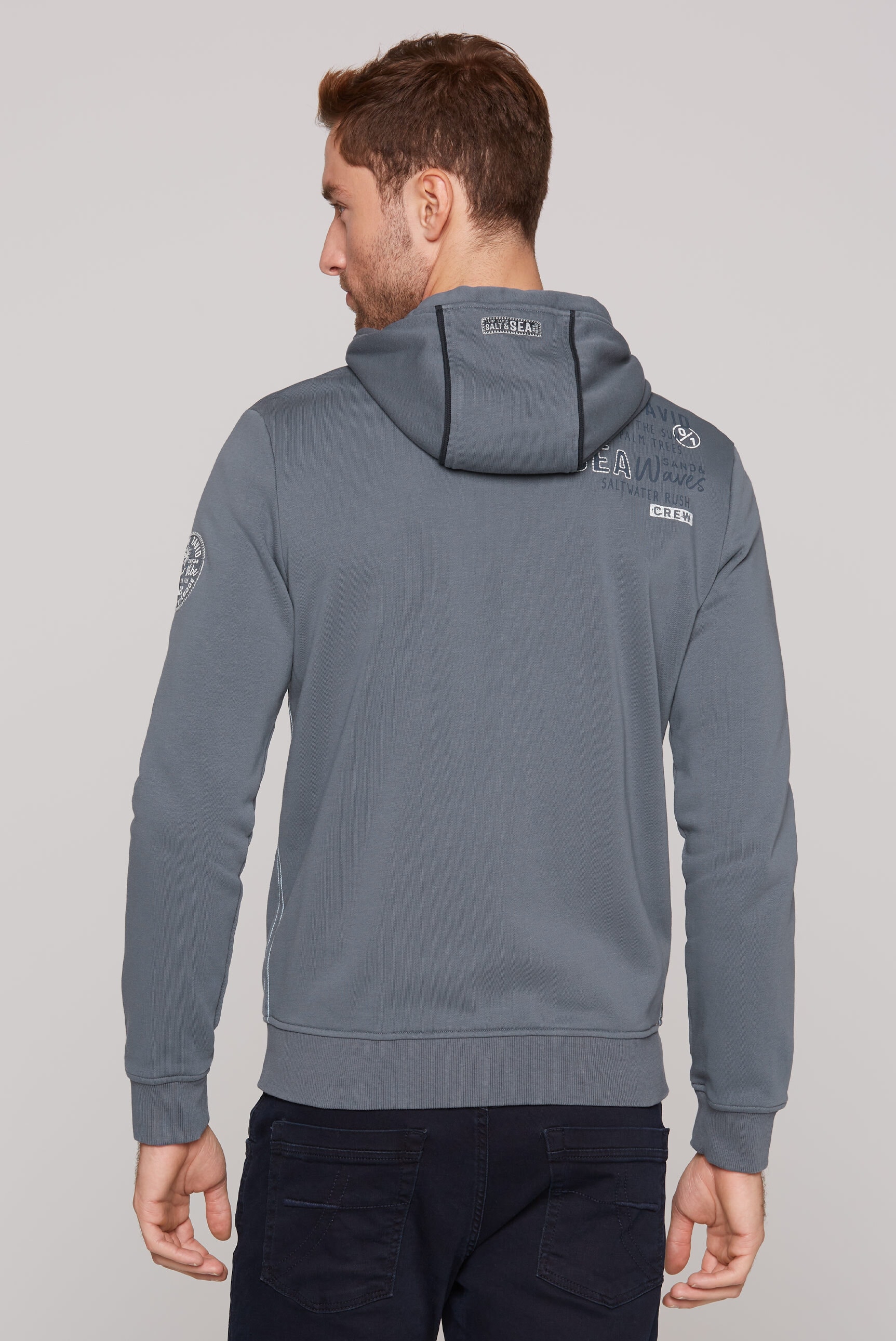 CAMP DAVID Kapuzensweatjacke, mit Baumwolle