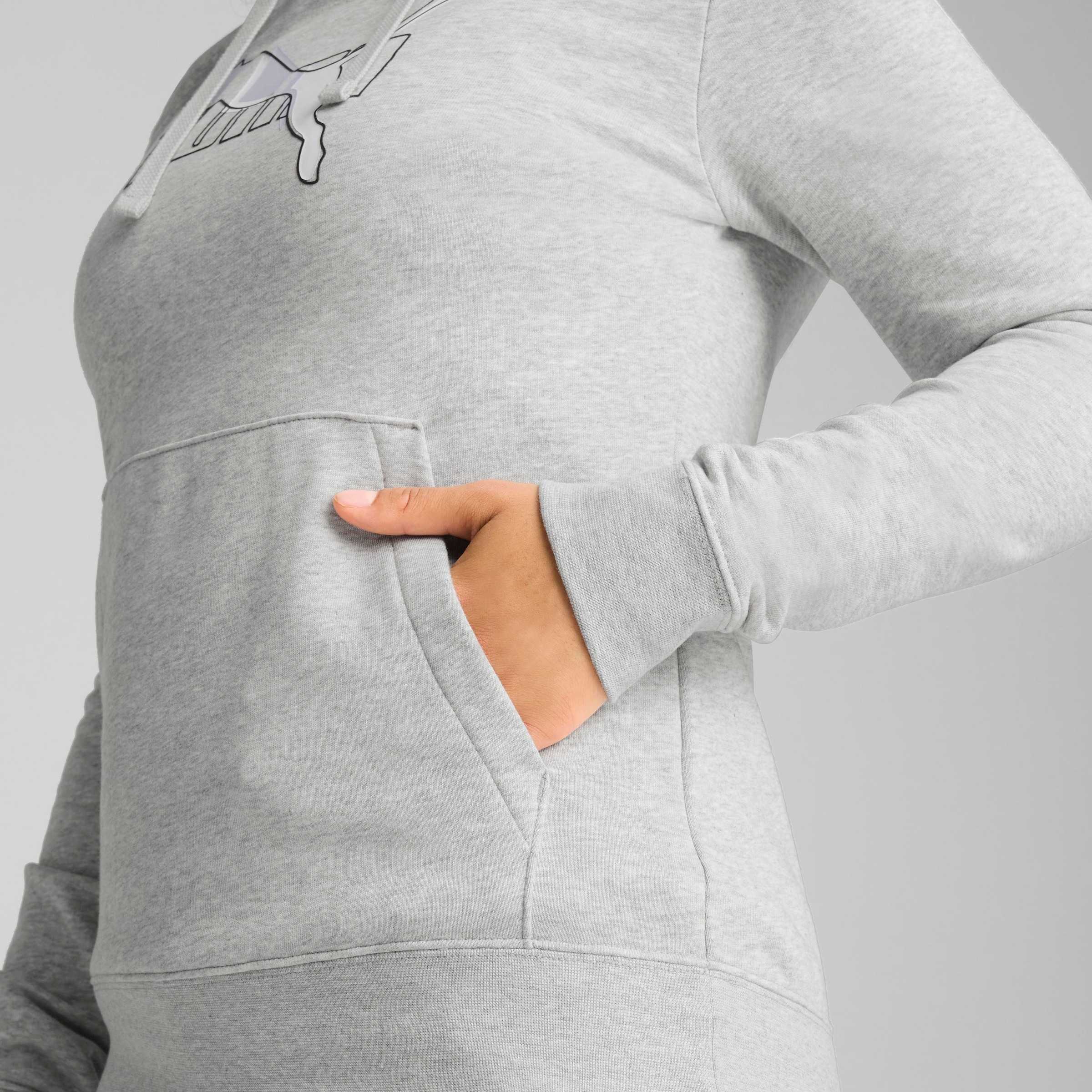 PUMA Kapuzensweatshirt »ESS LOGO LAB HOODIE TR«, mit Kängurutasche, mit verstellbarer Kapuze, mit Print-Applikation
