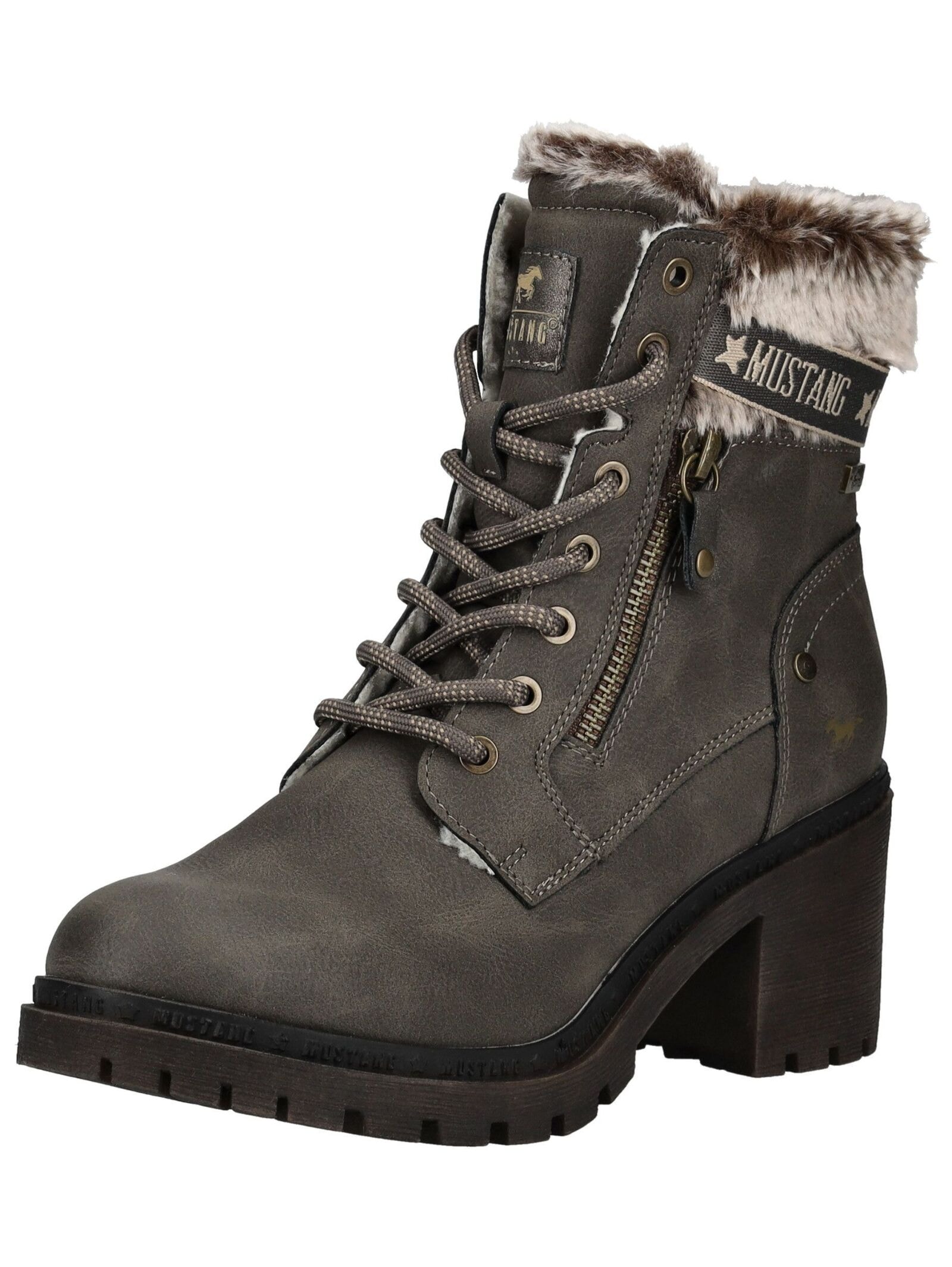 Mustang Shoes High-Heel-Stiefelette "Mustang Shoes Stiefelette Lederimitat/ günstig online kaufen