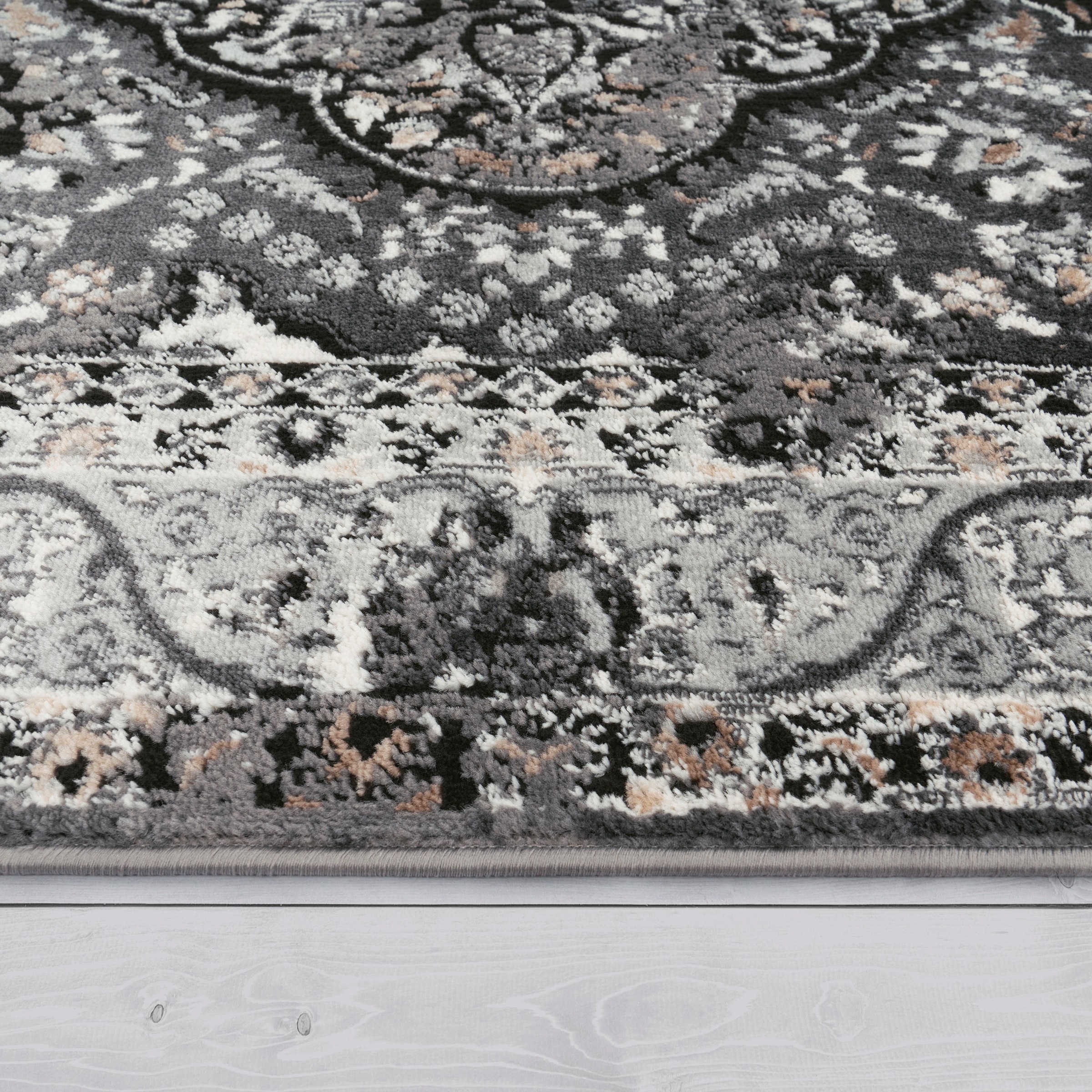 Paco Home Teppich »Pescara 336«, rechteckig, 12 mm Höhe, Kurzflor, Orient-Optik, Vintage Design