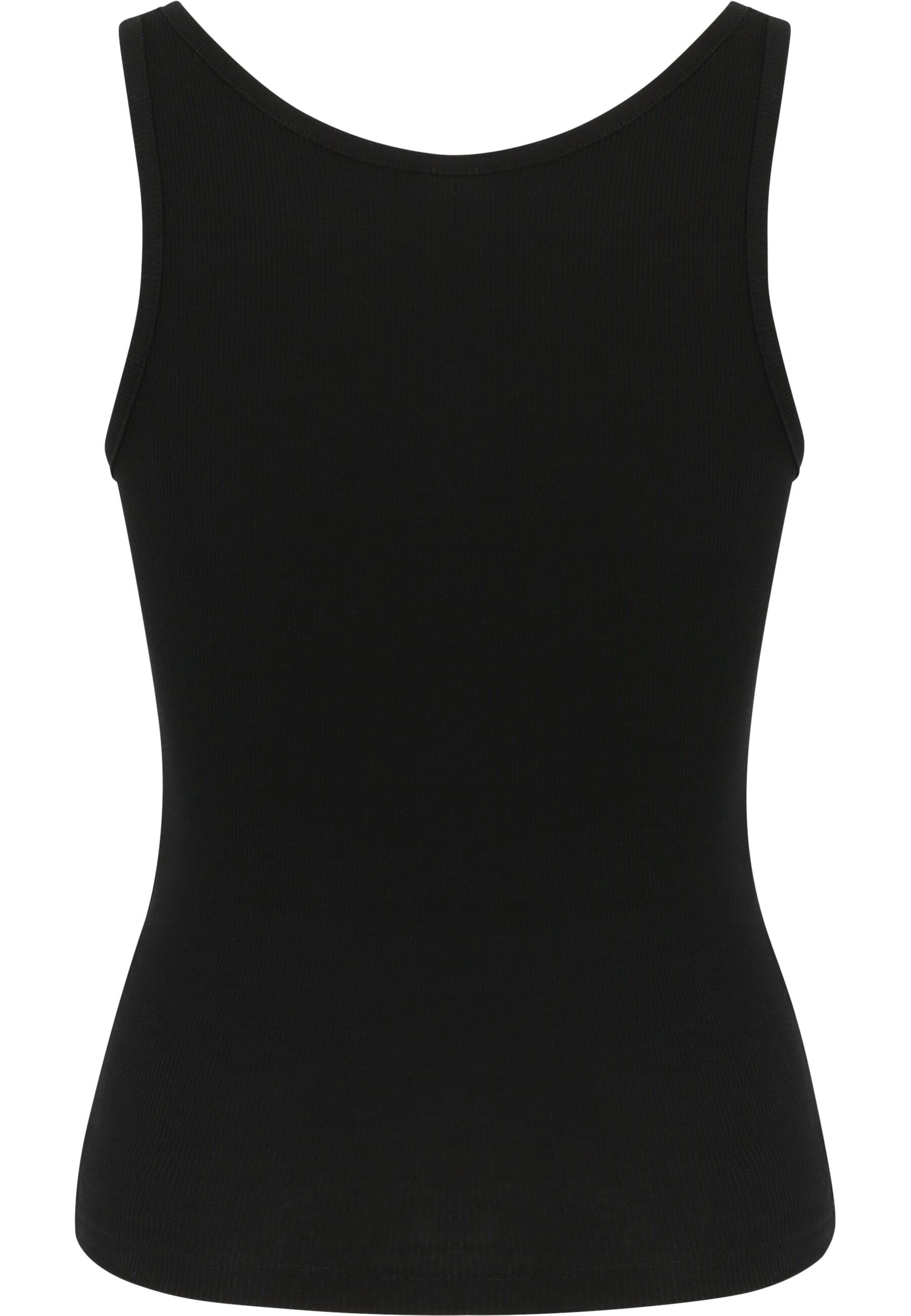 URBAN CLASSICS Muskelshirt »Urban Classics Ladies Organic Basic Rib Top 2-Pack«, (1 tlg.)