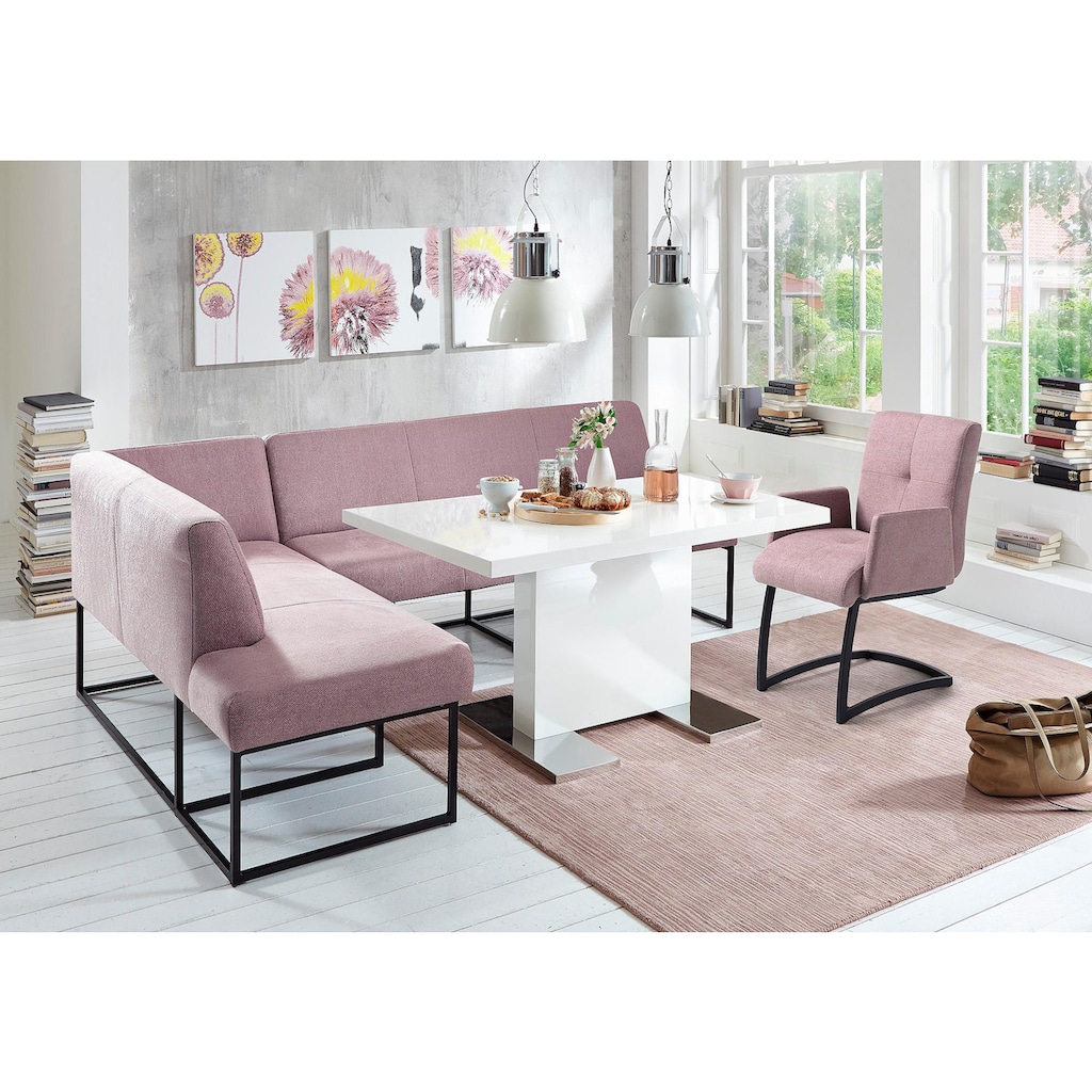 Wohnen Stühle & Sitzbänke exxpo - sofa fashion Eckbank »Affogato«, Frei im Raum stellbar 