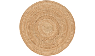 carpetfine Teppich »Nele«, rund, 6 mm Höhe, geflochtener Wendeteppich aus 100% Jute,... kaufen