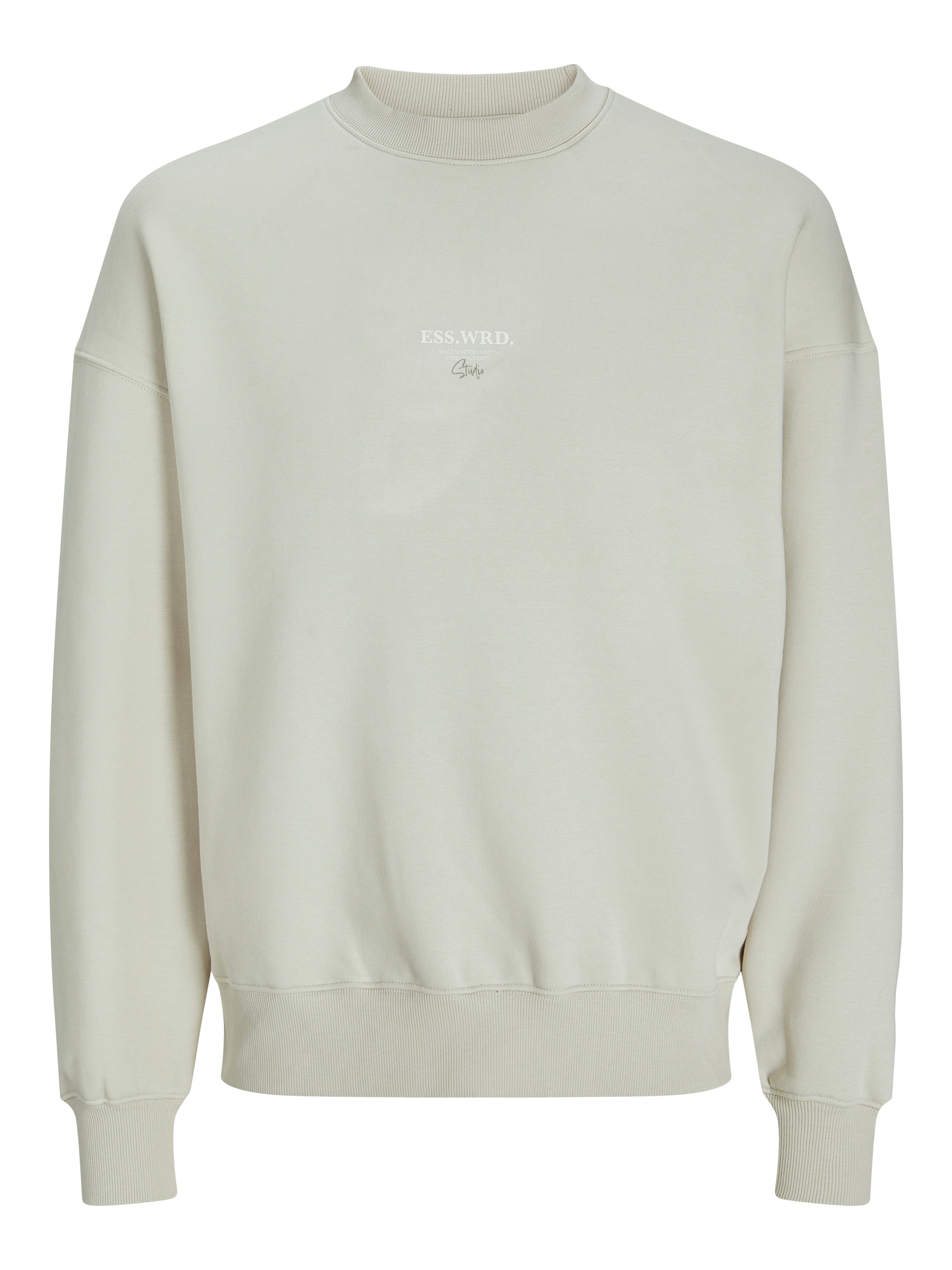 Jack & Jones Sweatshirt »JJEURBAN EDGE STUDIO SWEAT CREW NOOS«, mit Front und Back Print