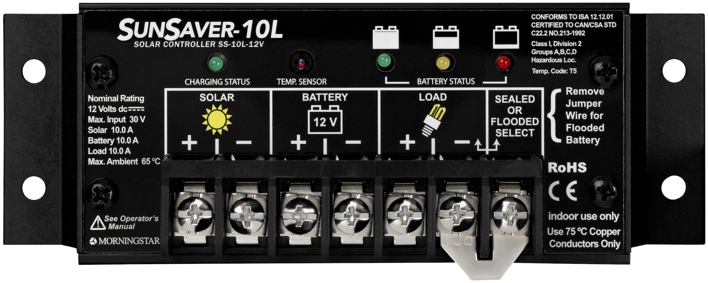 Morningstar Solarladeregler "Morningstar Sunsaver SS-10L 12V"