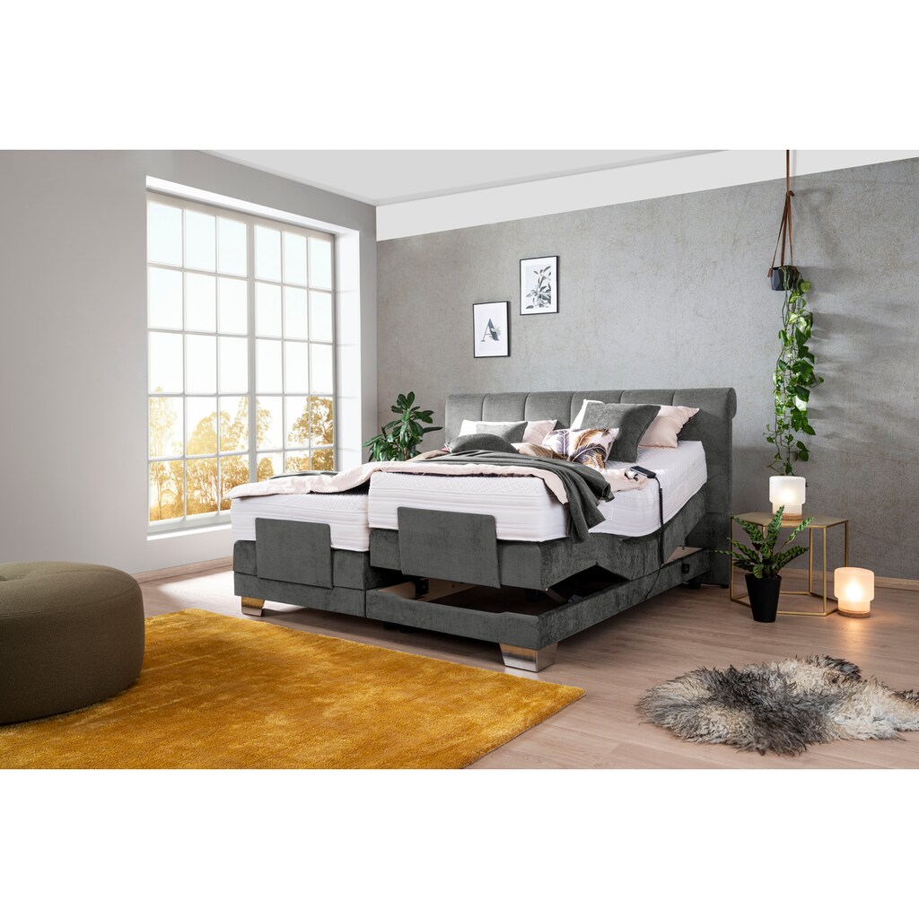 ADA trendline Boxspringbett »Imilia«, mit motorischer Verstellung, inklusive Matratze