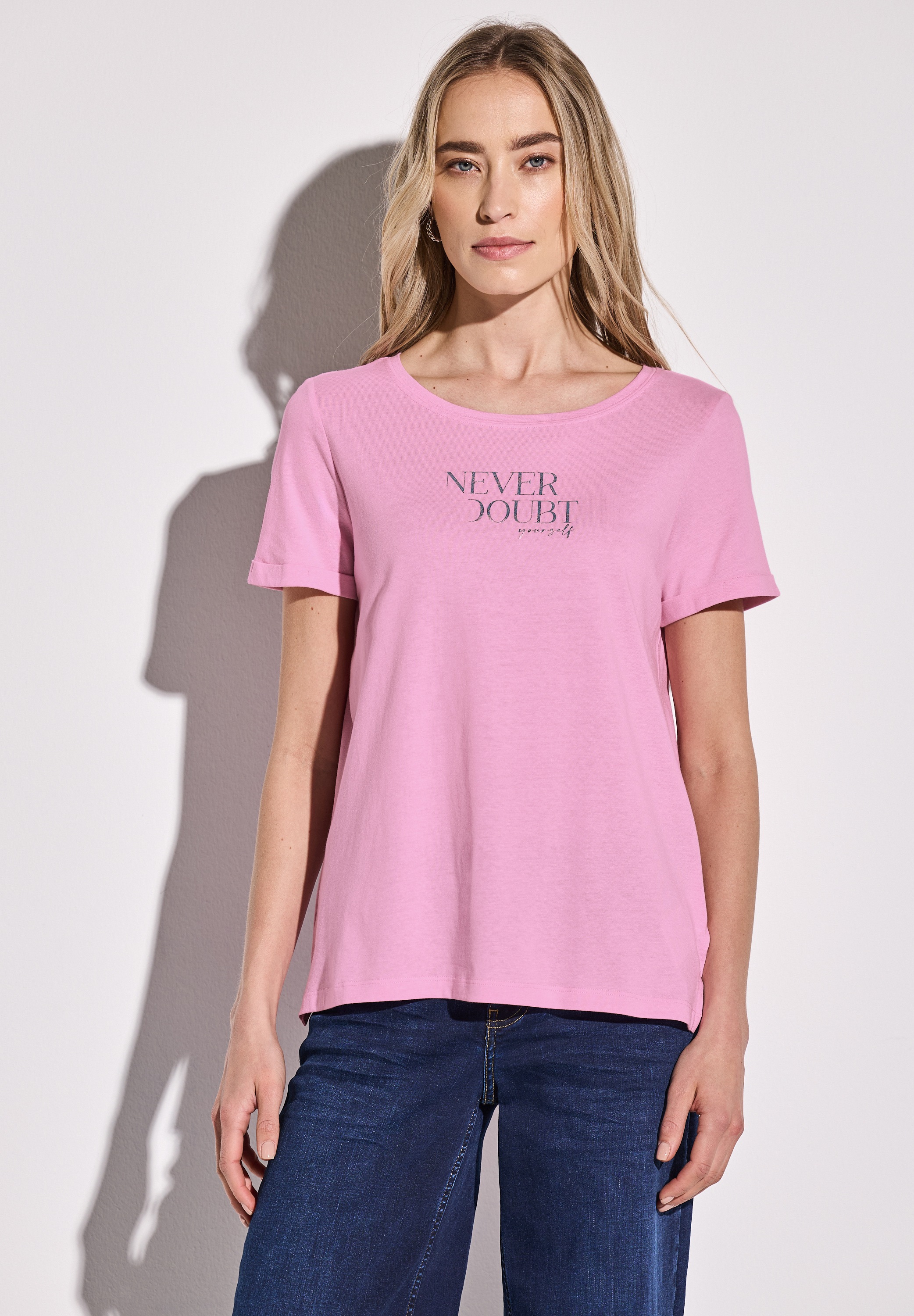STREET ONE T-Shirt, mit Rundhalsausschnitt günstig online kaufen