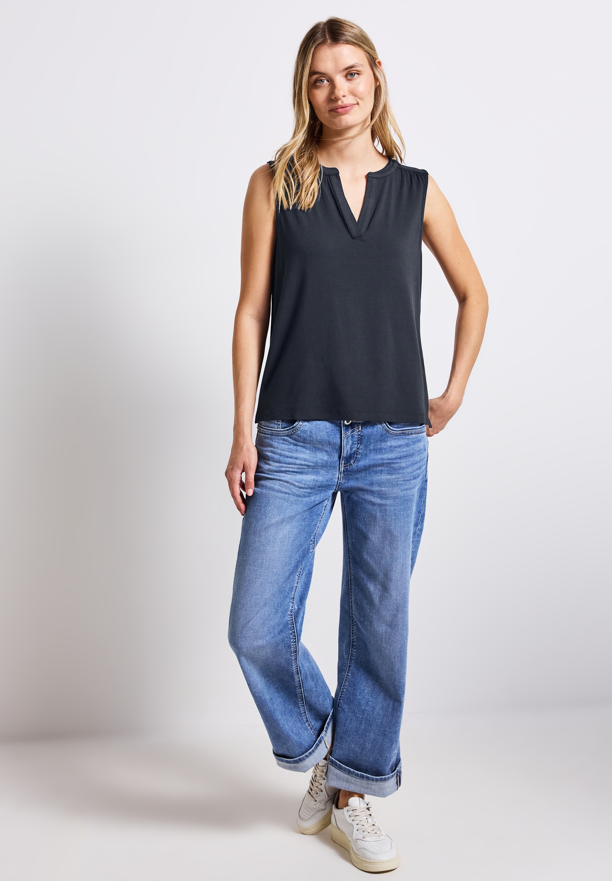 STREET ONE Shirttop, aus softer Viskose