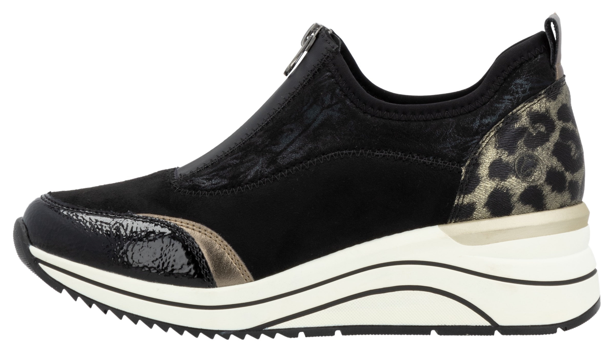 Remonte Slip-On Sneaker »Elisabeth Hurley-Collection«, Keilsneaker, Slipper, Schlupfschuh, Freizeitschuh, vegan