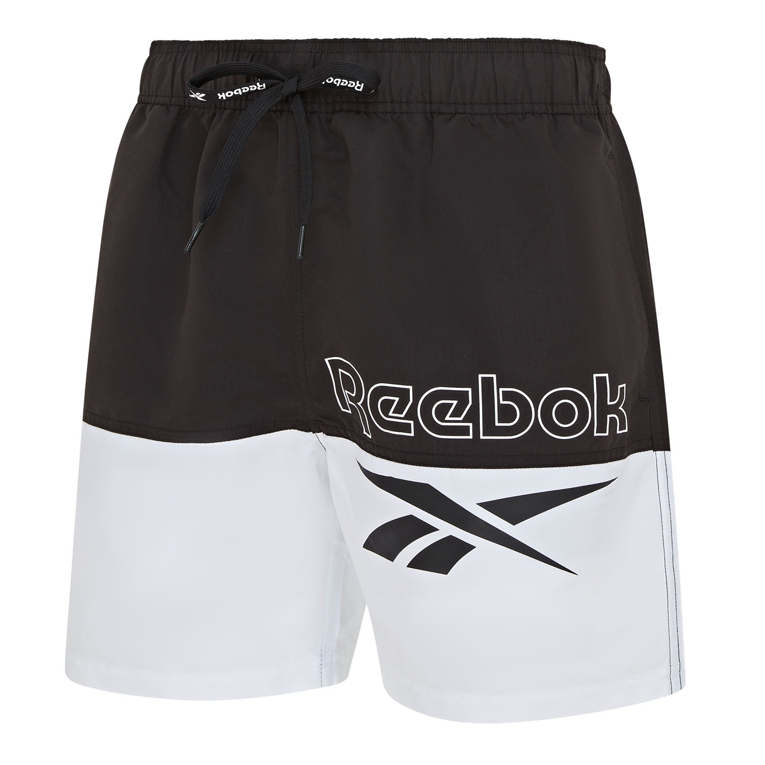 Thumbnail - Reebok Badeshorts "Rory" 1 Stk. mit Kordelzug und elastischem Bund, mit Logo, schnell trocknend