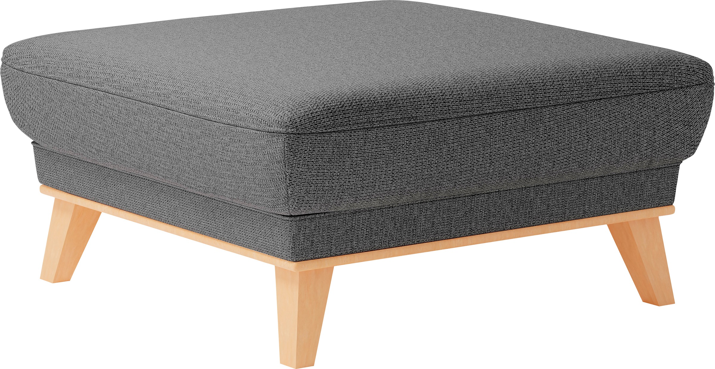 sit&more Polsterhocker "Lavida", Mit elegantem Holzrahmen günstig online kaufen