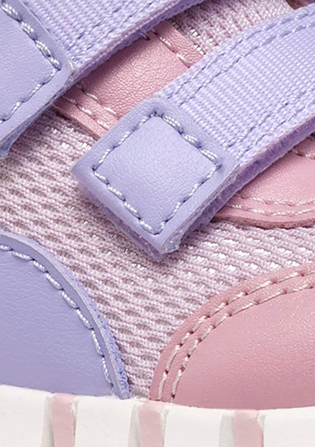 Geox Lauflernschuh »B IUPIDOO GIRL«, Sneaker, Babyschuh, Klettschuh im Pastellfarbenem Look