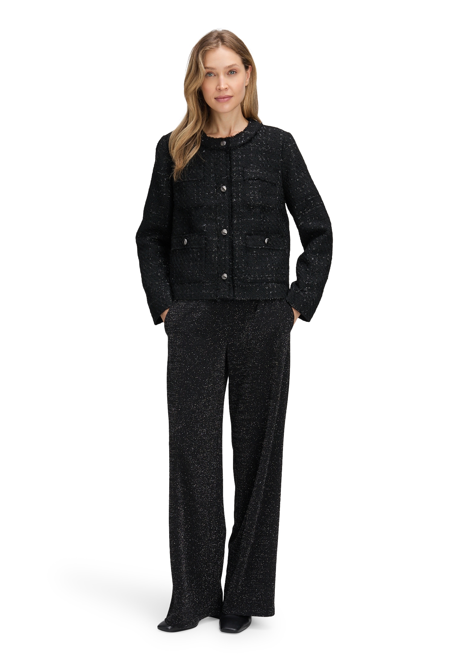 Betty Barclay Jackenblazer »Damen Blazer-Jacke mit Fransen«