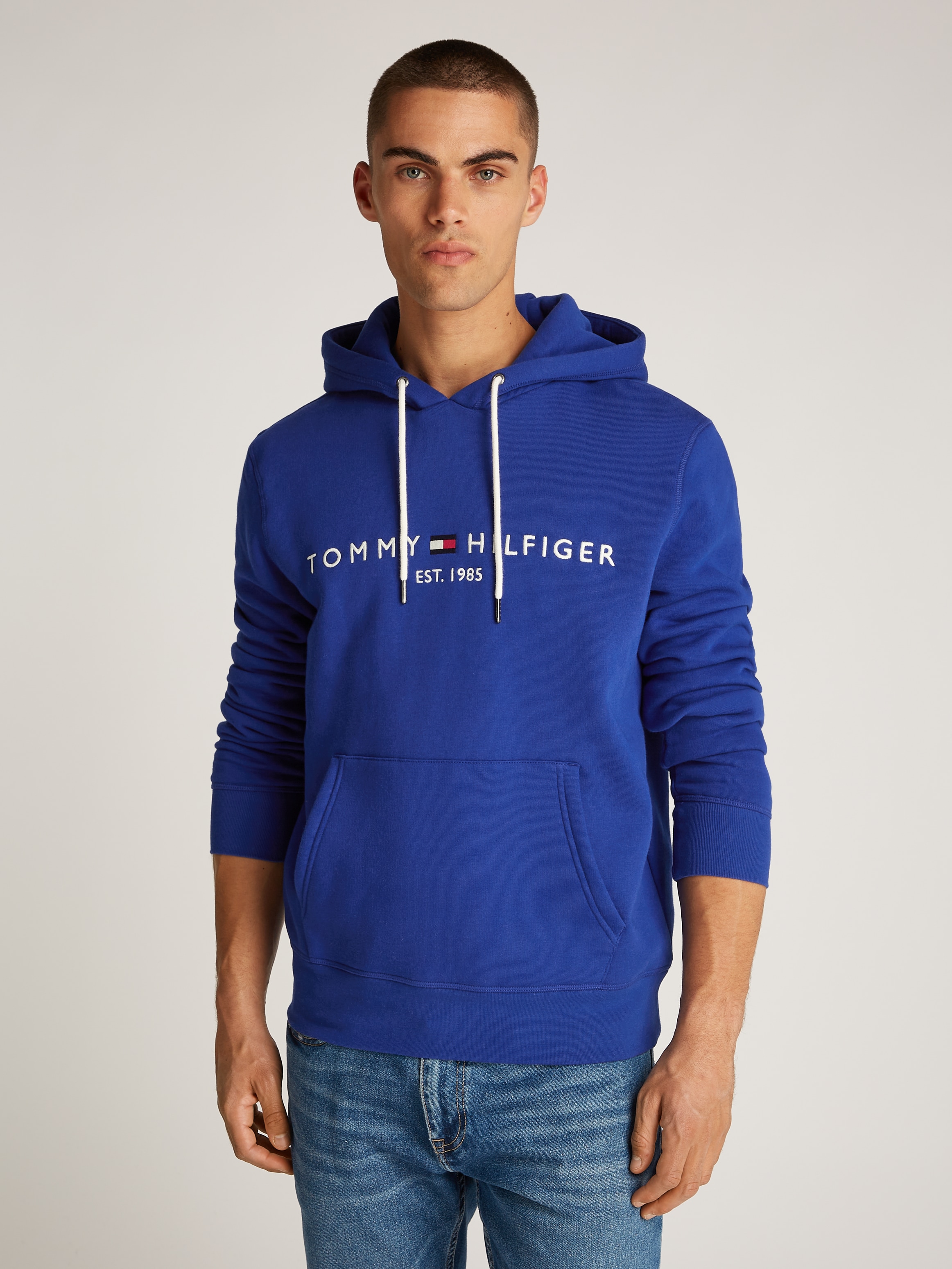 Tommy Hilfiger Kapuzensweatshirt "TOMMY LOGO HOODY", mit Kapuze und Känguru günstig online kaufen