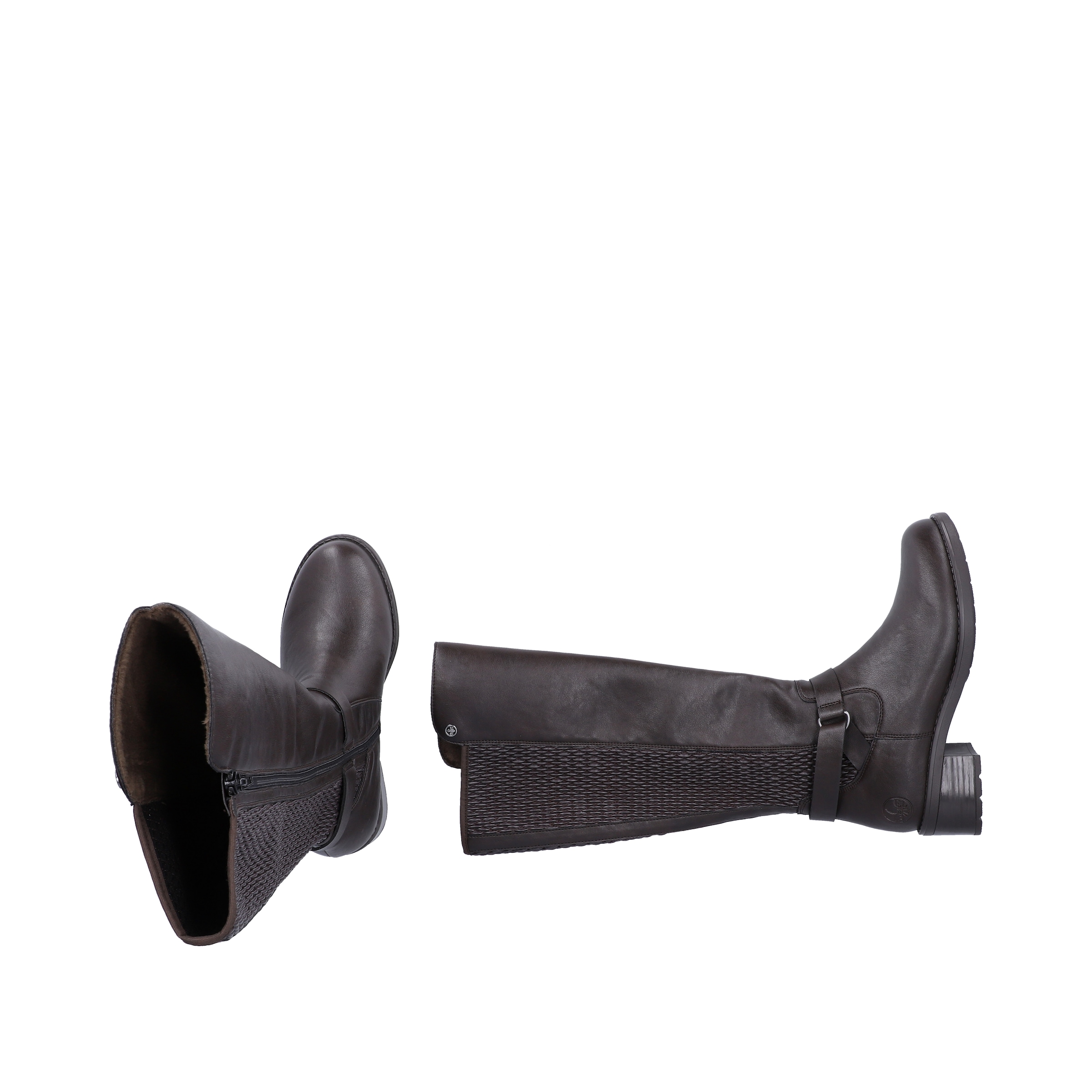 Rieker Stiefel  Langschaftstiefel mit Stretch und Innenreißverschluss