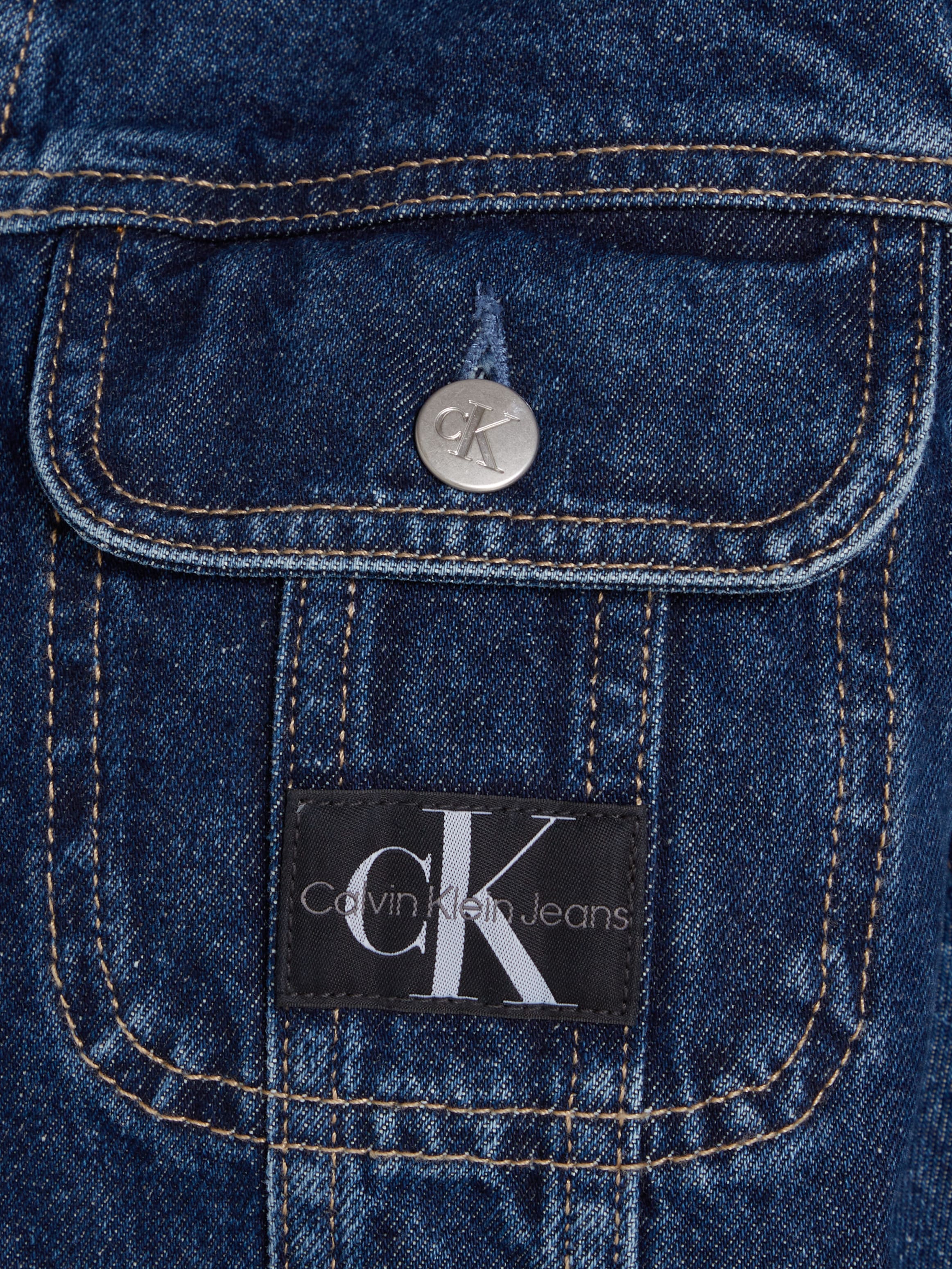 Calvin Klein Jeans Jeansjacke »CROPPED 90'S DENIM JACKET«, mit Logopatch