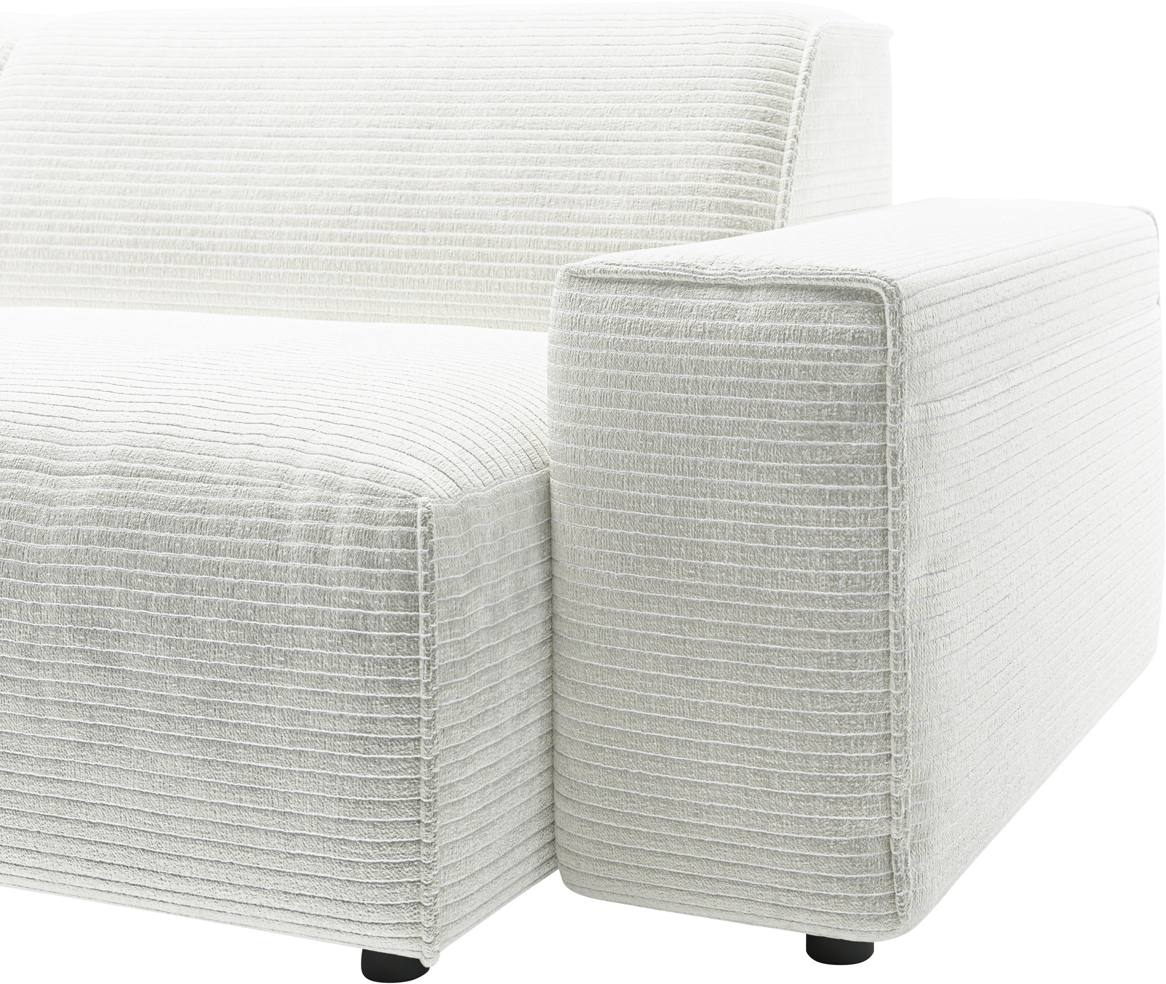 andas Ecksofa »Glimminge L-Form auch in Breitcord, Feincord + Easy care-Bezug,«, Breite 264, Zierkissen