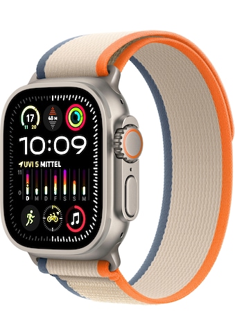 Smartwatch »Watch Ultra 2 GPS 49 mm + Cellular Titanium M/L«, (Watch OS 10)