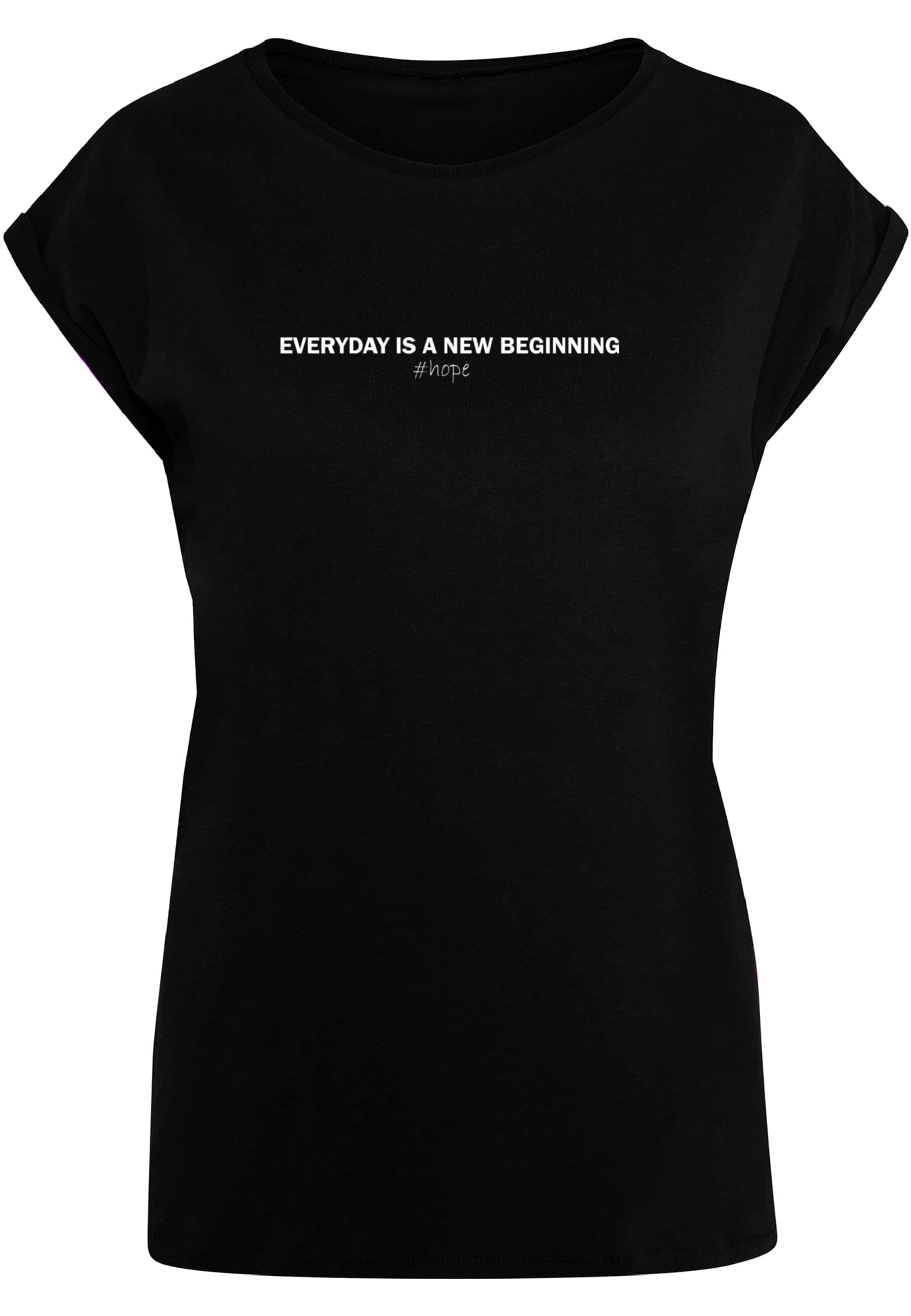 Merchcode T-Shirt "Merchcode Damen Ladies Hope Extended Shoulder Tee", (1 t günstig online kaufen