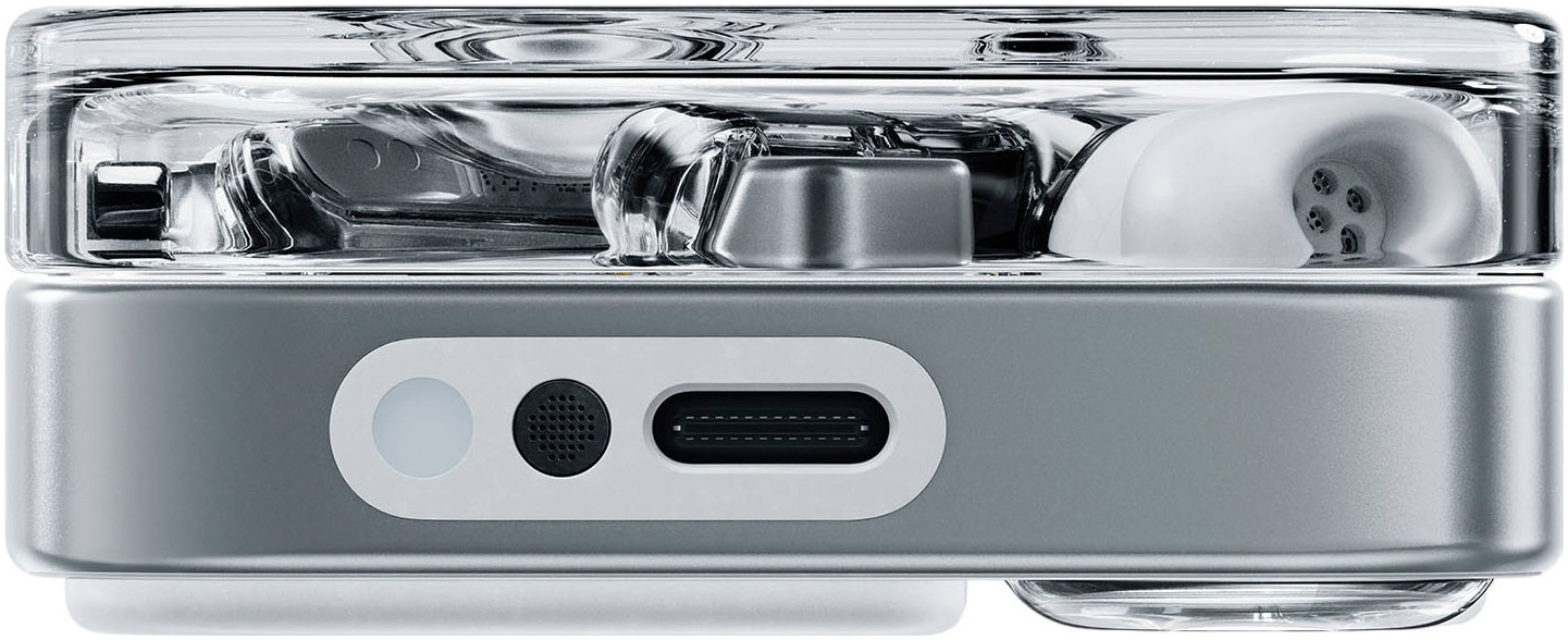 NOTHING wireless In-Ear-Kopfhörer »Ear (3)« Bluetooth Active Noise Cancelling (ANC) | integrierte Steuerung für Anrufe und Musik