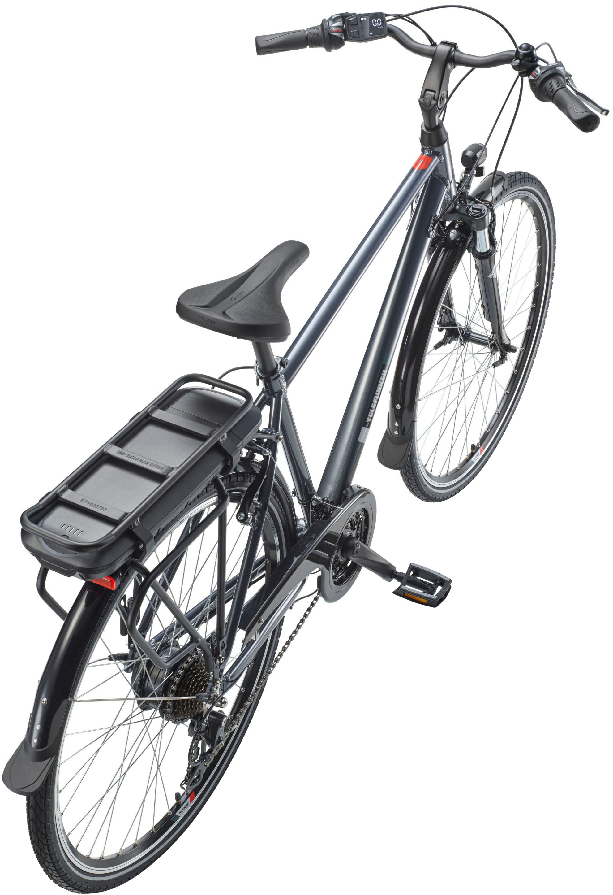 Telefunken E-Bike »E-Trekking Expedition XT485 Herren«, 21 Gang, Shimano, Acera, Heckmotor 250 W, Pedelec, Elektrofahrrad, Trekkingrad, Herren, innerhalb StVZO, 28 Zoll