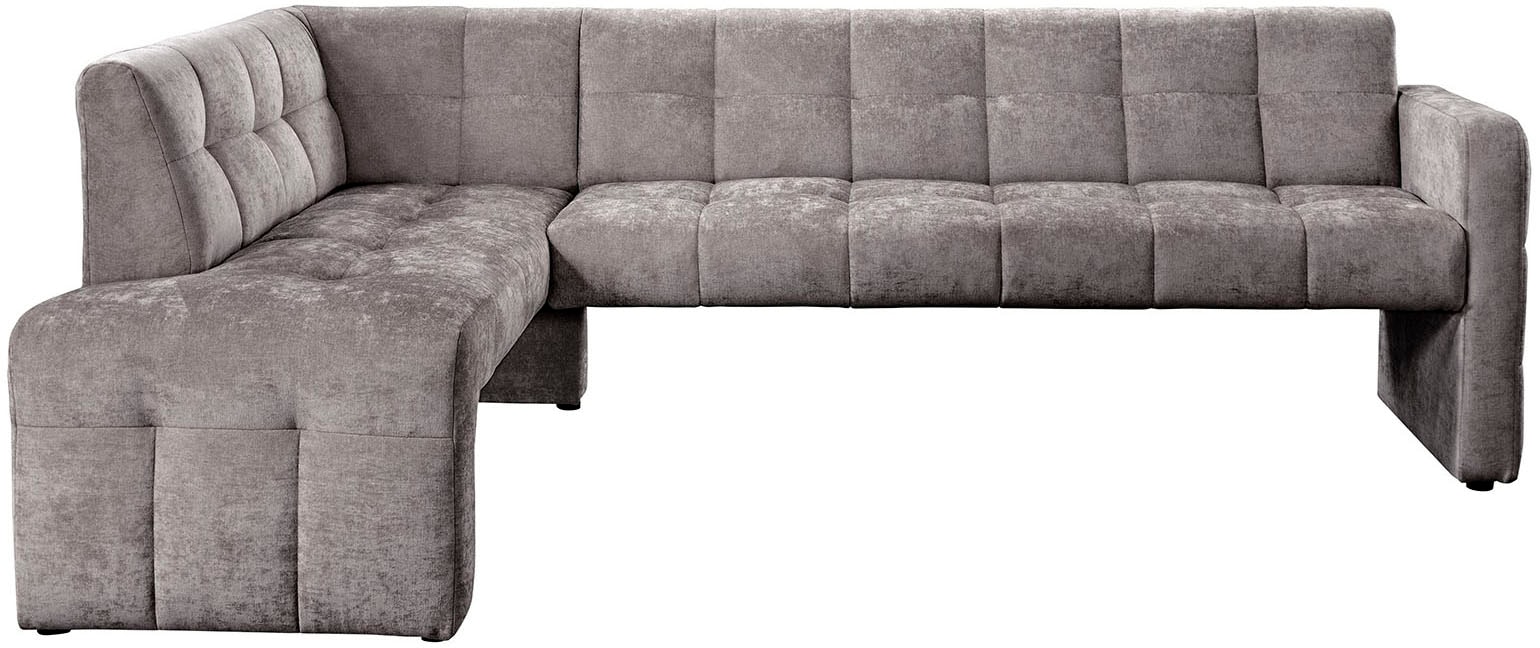 exxpo - sofa fashion "Barista, bequem und elegant, hohe Bodenfreiheit," Eckbank Barista bequem und elegant, hochwertige Detailverarbeitung