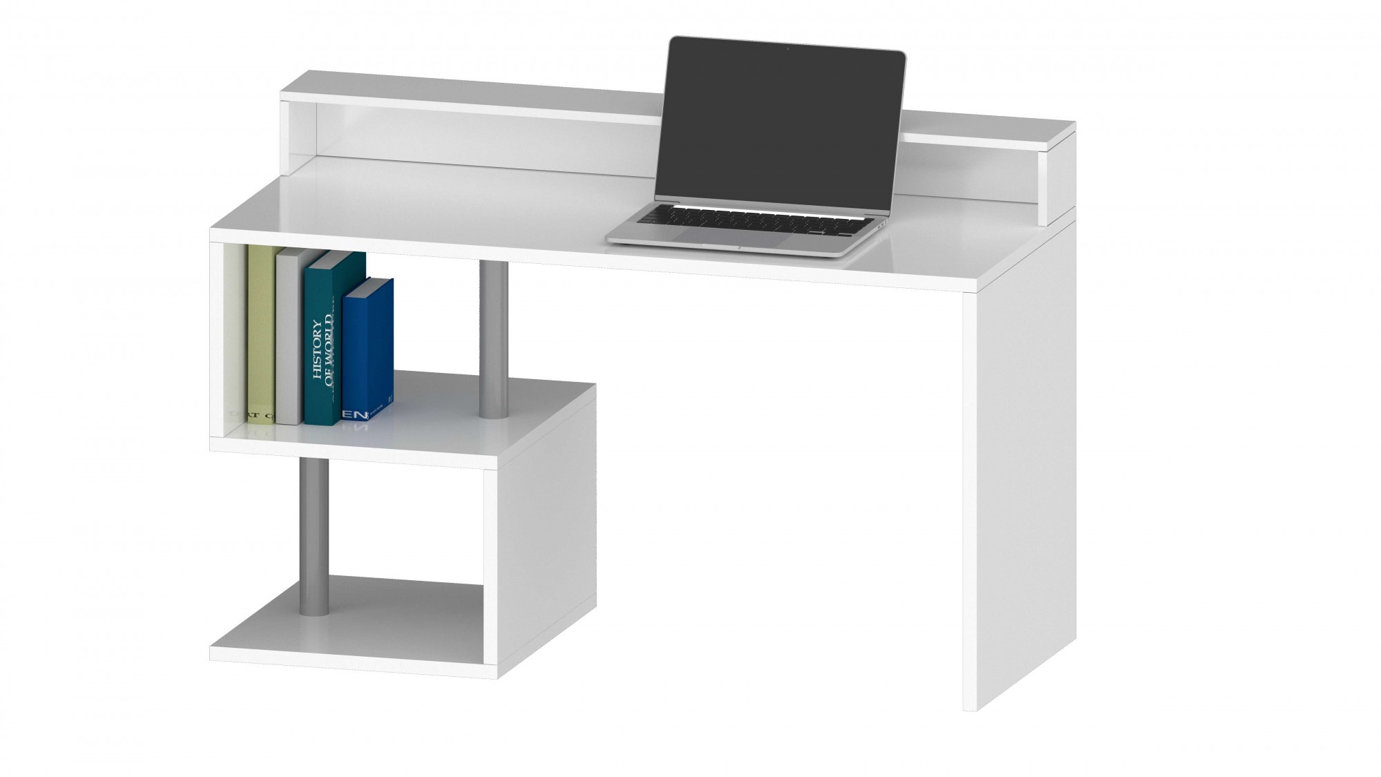 Thumbnail - INOSIGN Schreibtisch "Esse, modernes Design", in verschiedenen Breiten, mit und ohne Monitoraufsatz, Made in Italy