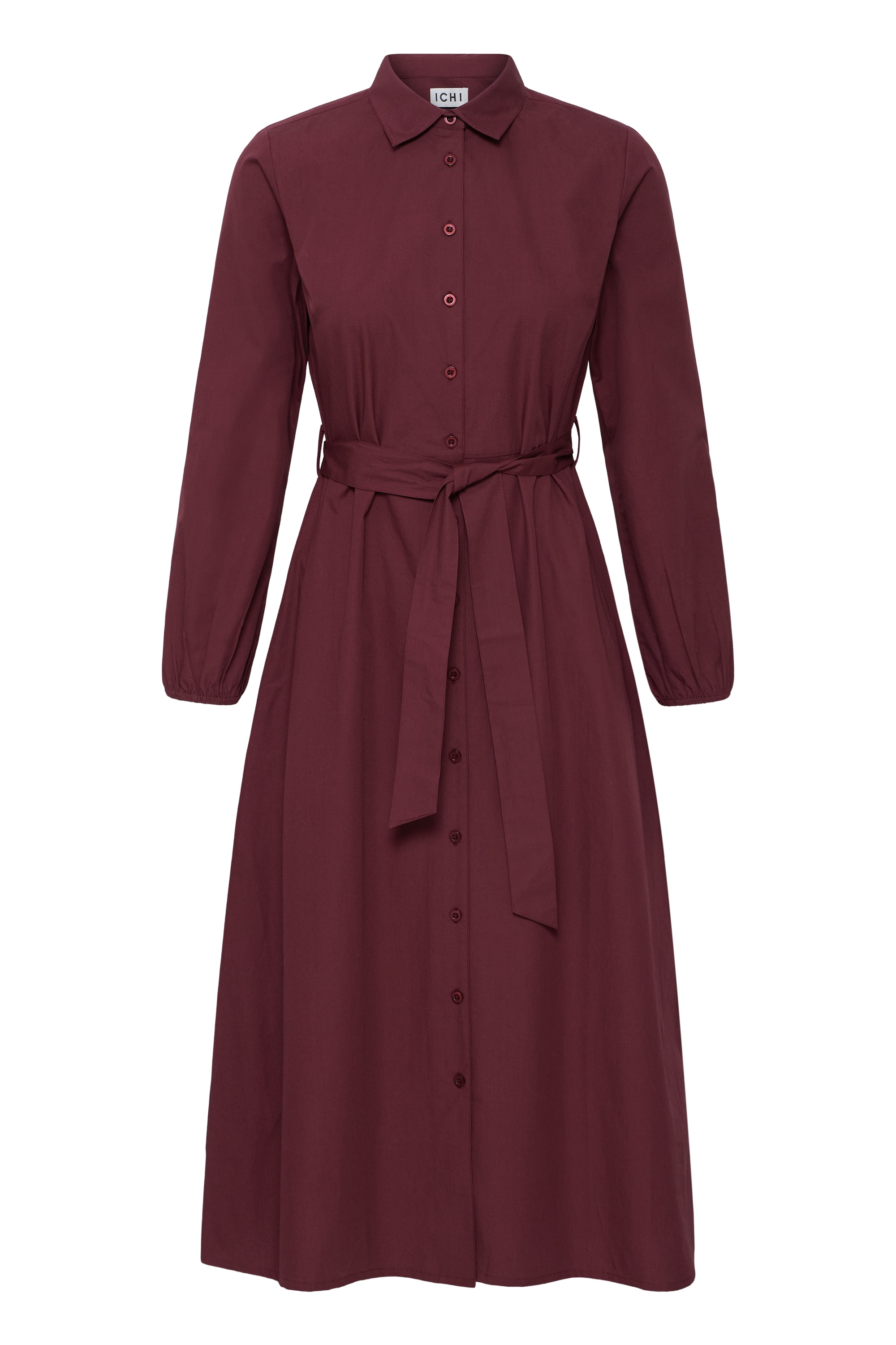 Ichi Midikleid "Damen Kleid IHFANTY"