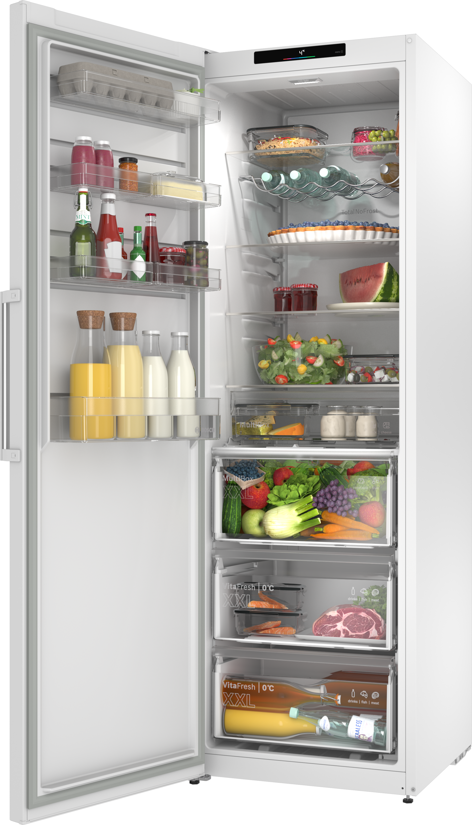 BOSCH Kühlschrank Serie 4 »KSN36VWDG« 186,2 cm hoch 59,5 cm breit