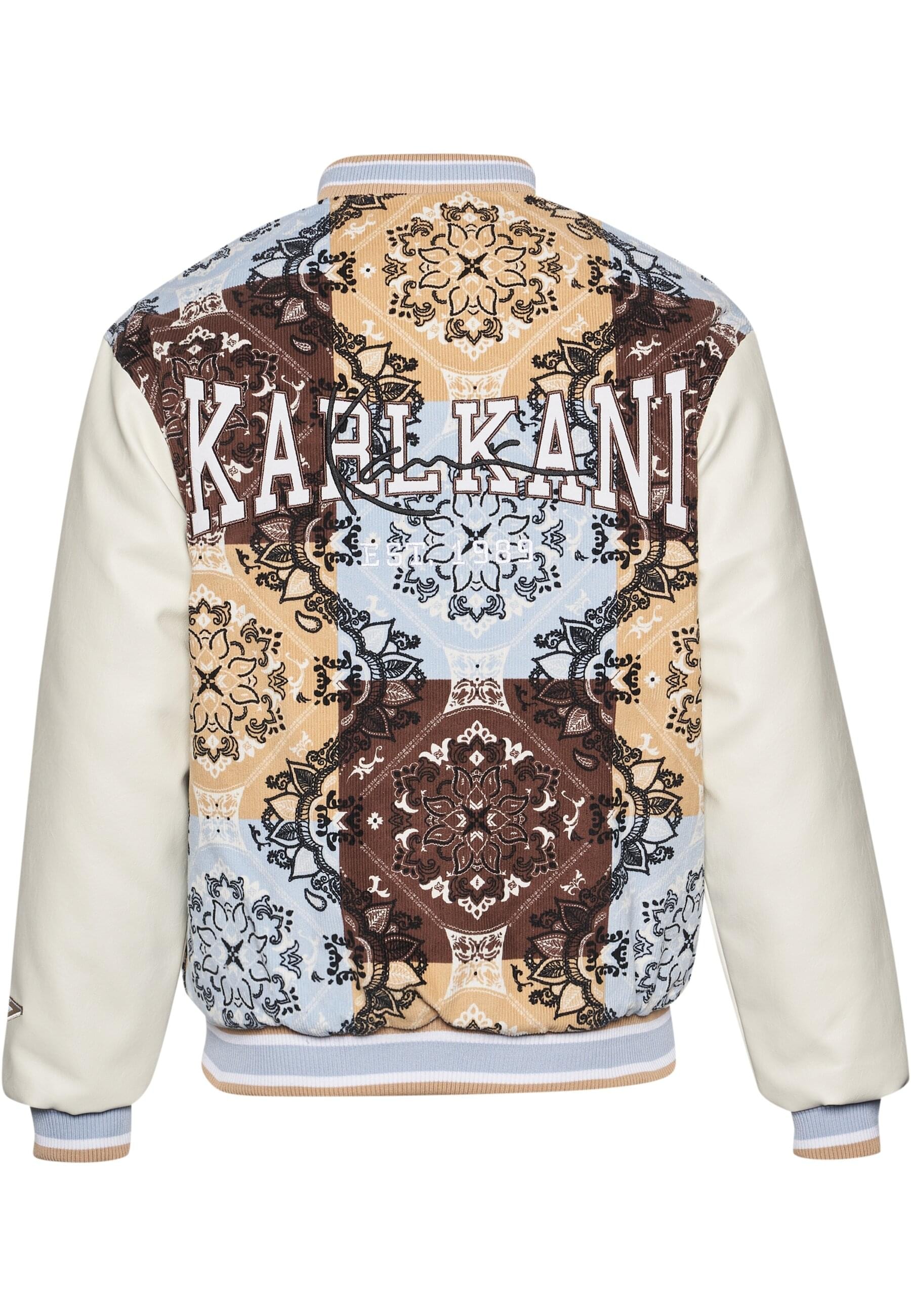 Karl Kani Collegejacke »Karl Kani Herren KM233-046-2 KK OG Block Paisley College Jacket«, (1 St.), ohne Kapuze