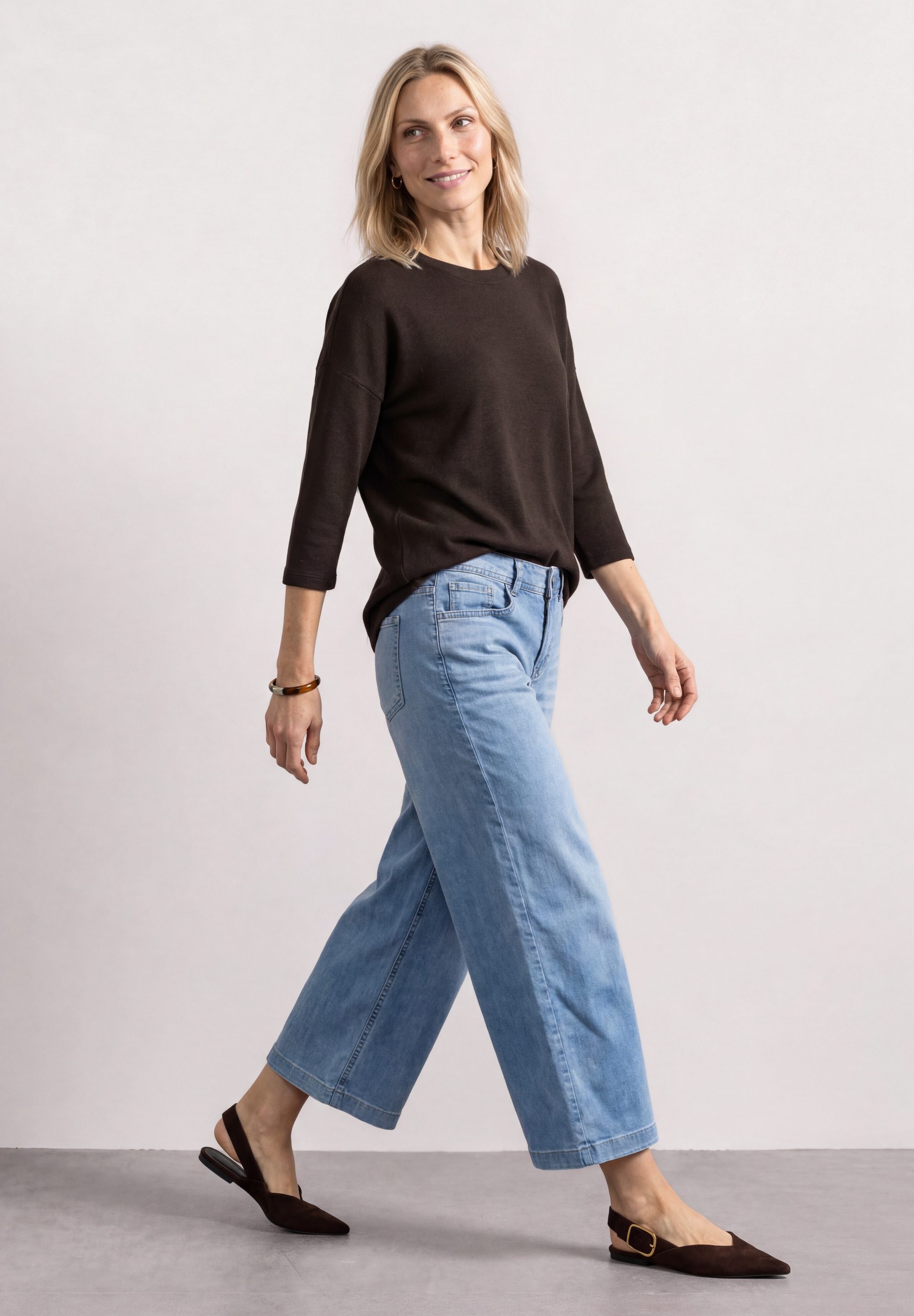 STREET ONE 3/4-Arm-Shirt mit 3/4 Ärmeln