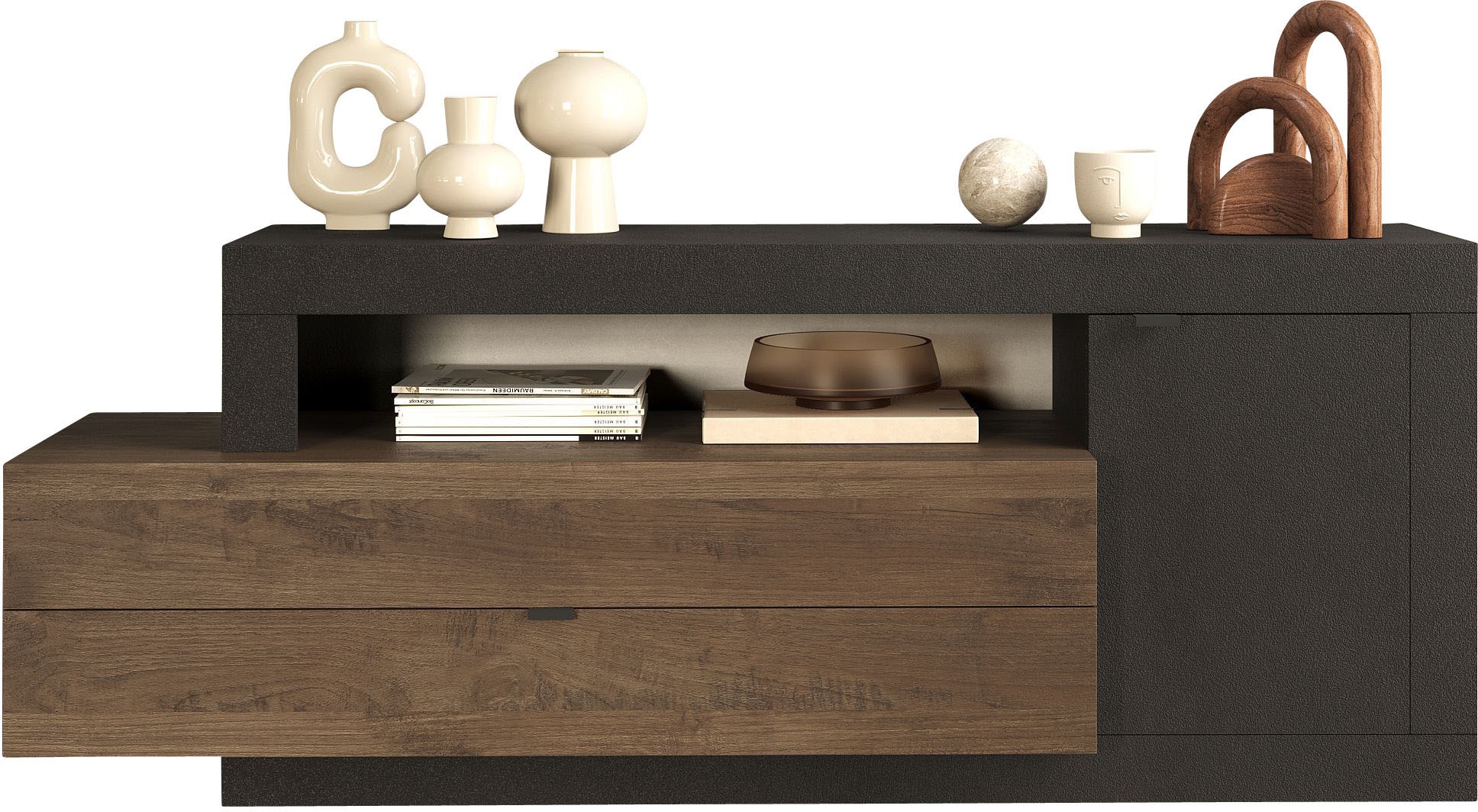 INOSIGN Lowboard "Freedom" Breite 159 cm mit 1 Tür und 2 Schubkästen (in ve günstig online kaufen