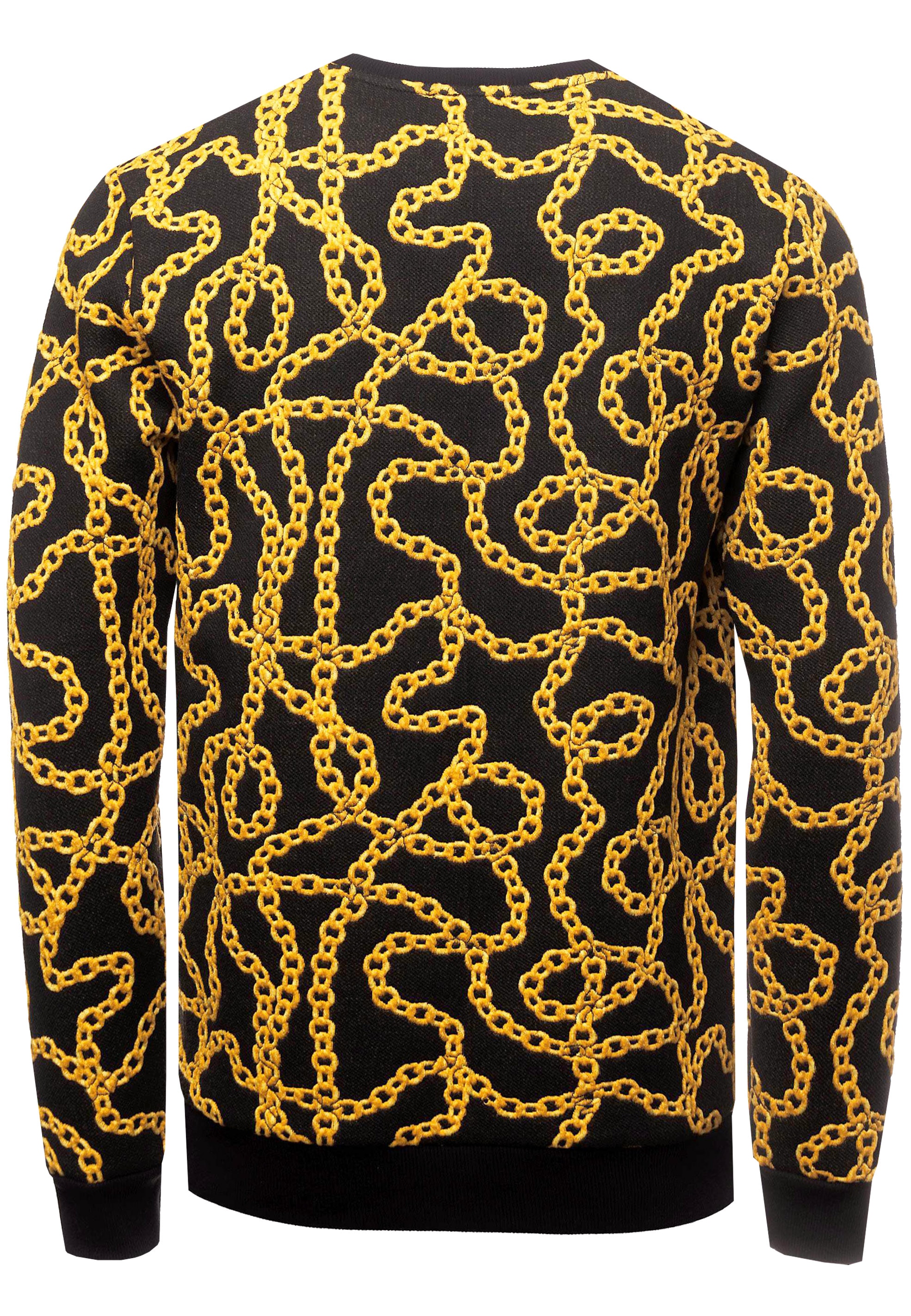 Rusty Neal Strickpullover, mit ausgefallenem Muster