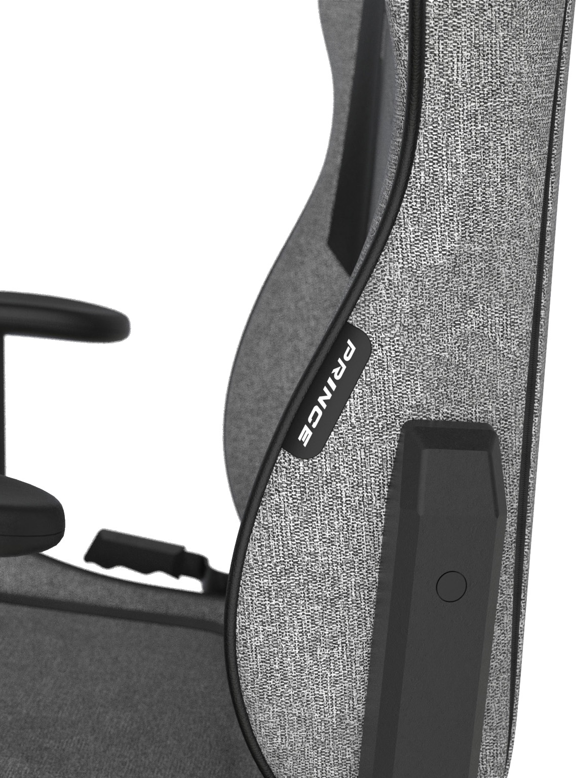 MCA furniture Gaming-Stuhl »DX Racer Prince Gamingchair«, (Set), 1 St., Stoff, Gaming,Racing,Design,Lordose,Kissen,Armlehne,drehbar,verstellbar