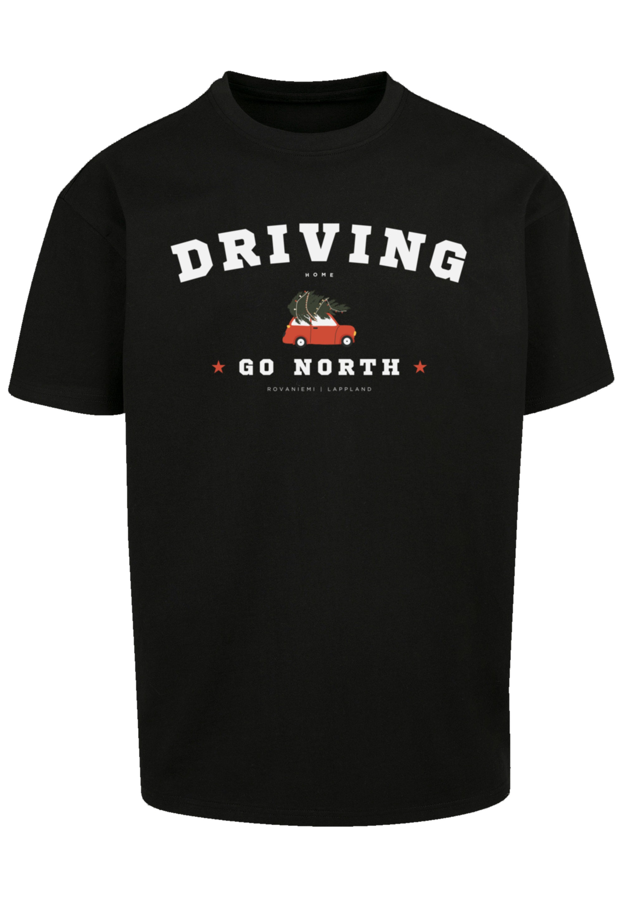 F4NT4STIC T-Shirt »Driving Home Weihnachten«, Weihnachten, Geschenk, Logo