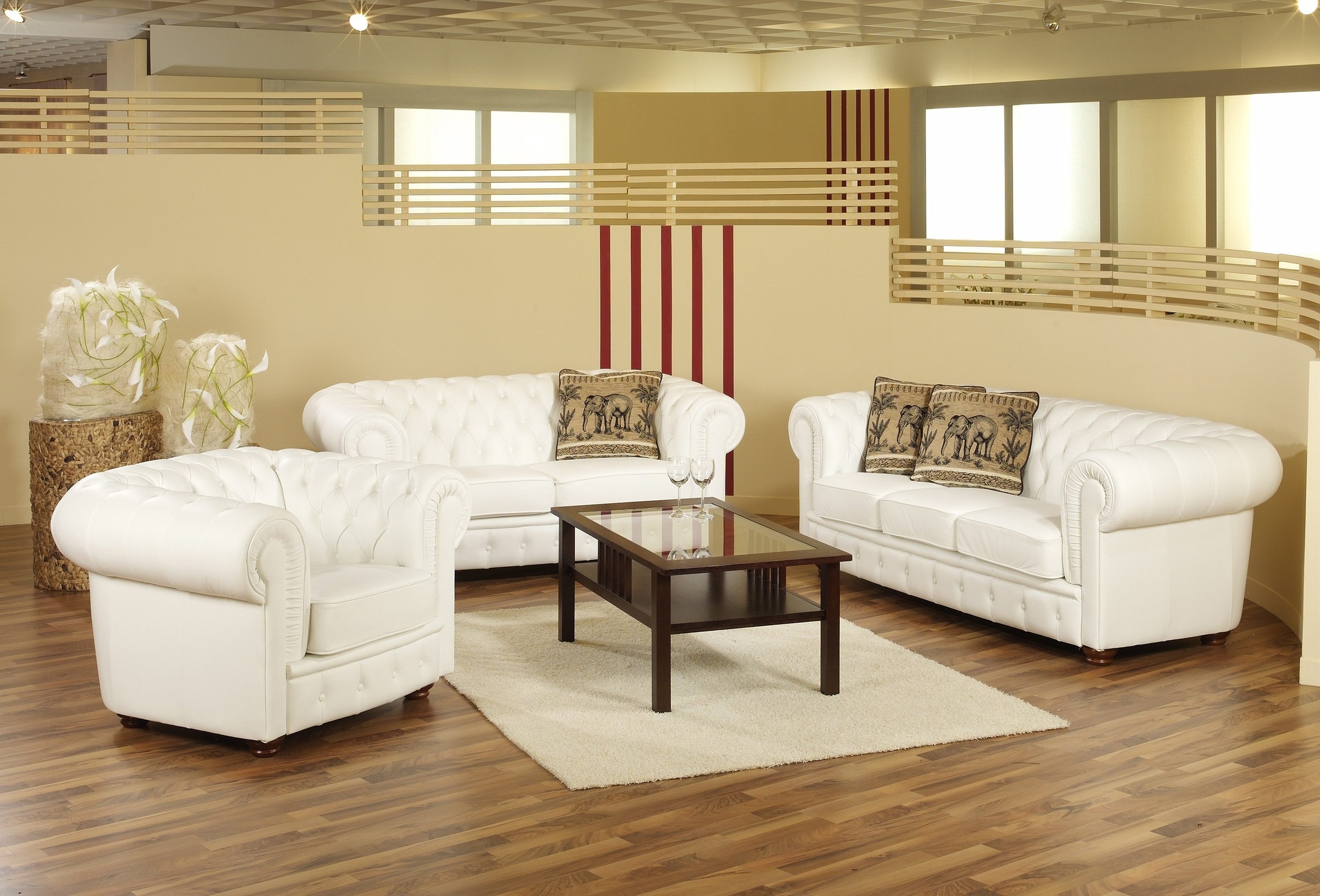 Max Winzer® Chesterfield-Sofa »Windsor klassisch, modern und Retro Sofa, hoher Sitzkomfort,«, mit edler Knopfheftung, 2-Sitzer oder 3-Sitzer