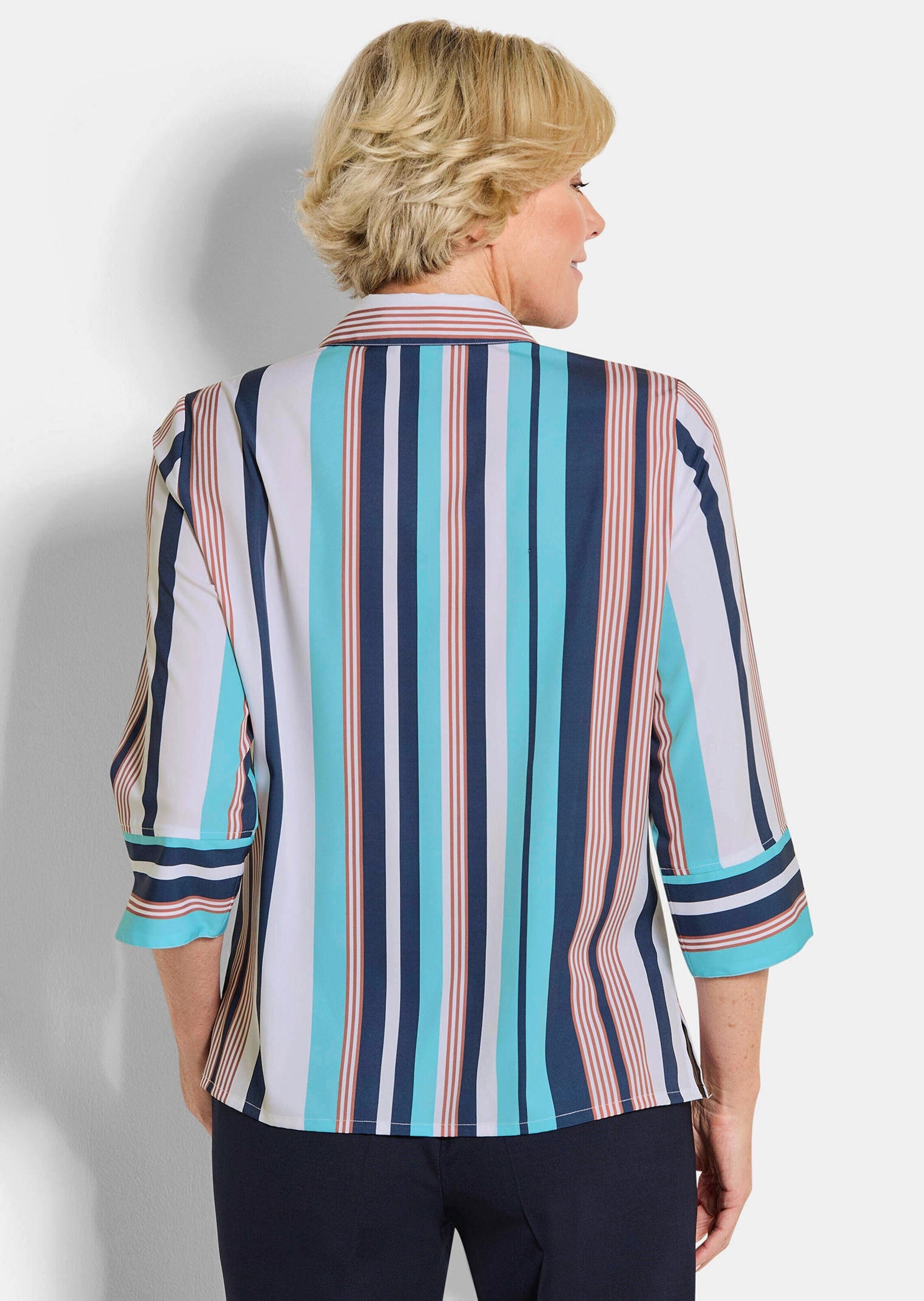 GOLDNER Hemdbluse »Pflegeleichte Hemdbluse mit Streifen«